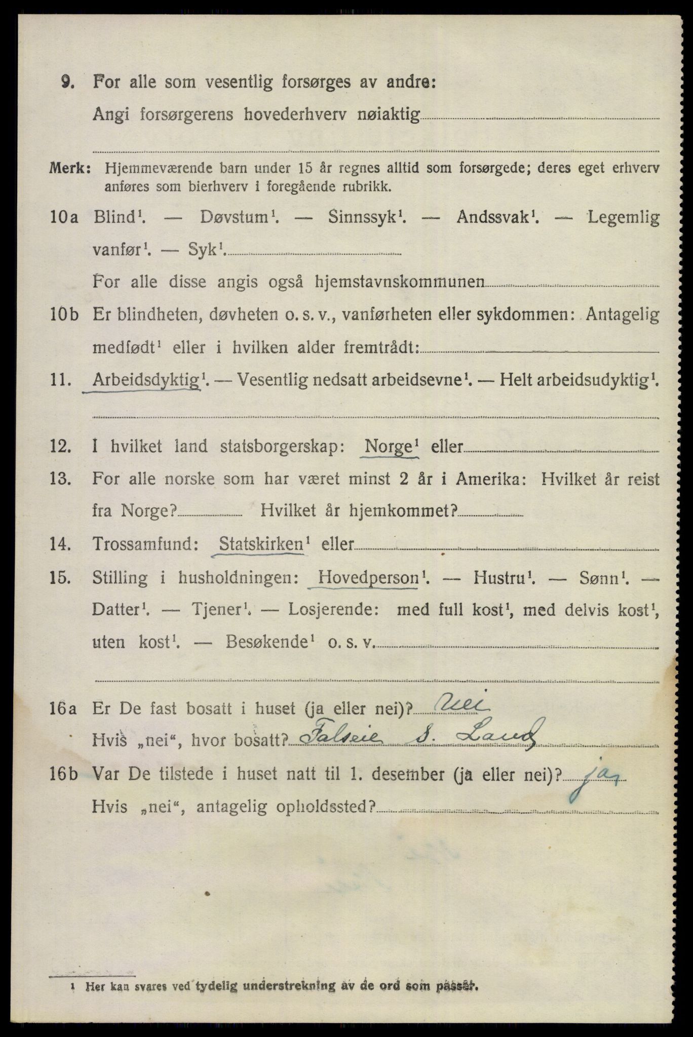 SAKO, 1920 census for Ådal, 1920, p. 6527