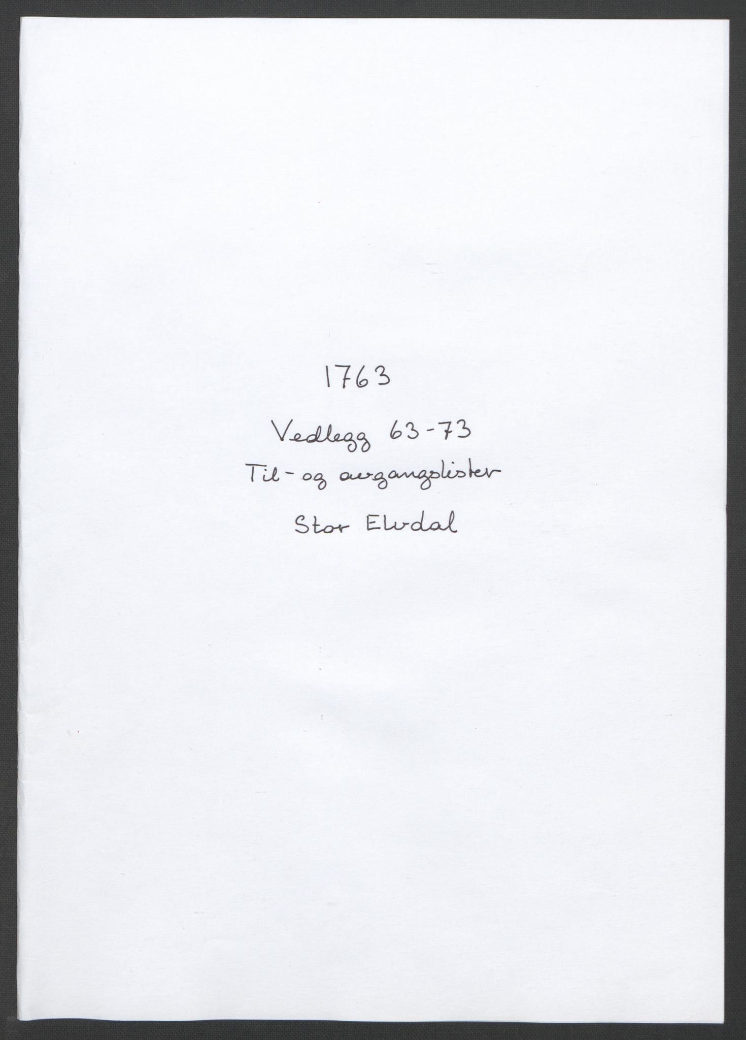 Rentekammeret inntil 1814, Reviderte regnskaper, Fogderegnskap, AV/RA-EA-4092/R14/L0959: Ekstraskatten Solør og Odal, 1763-1770, p. 235
