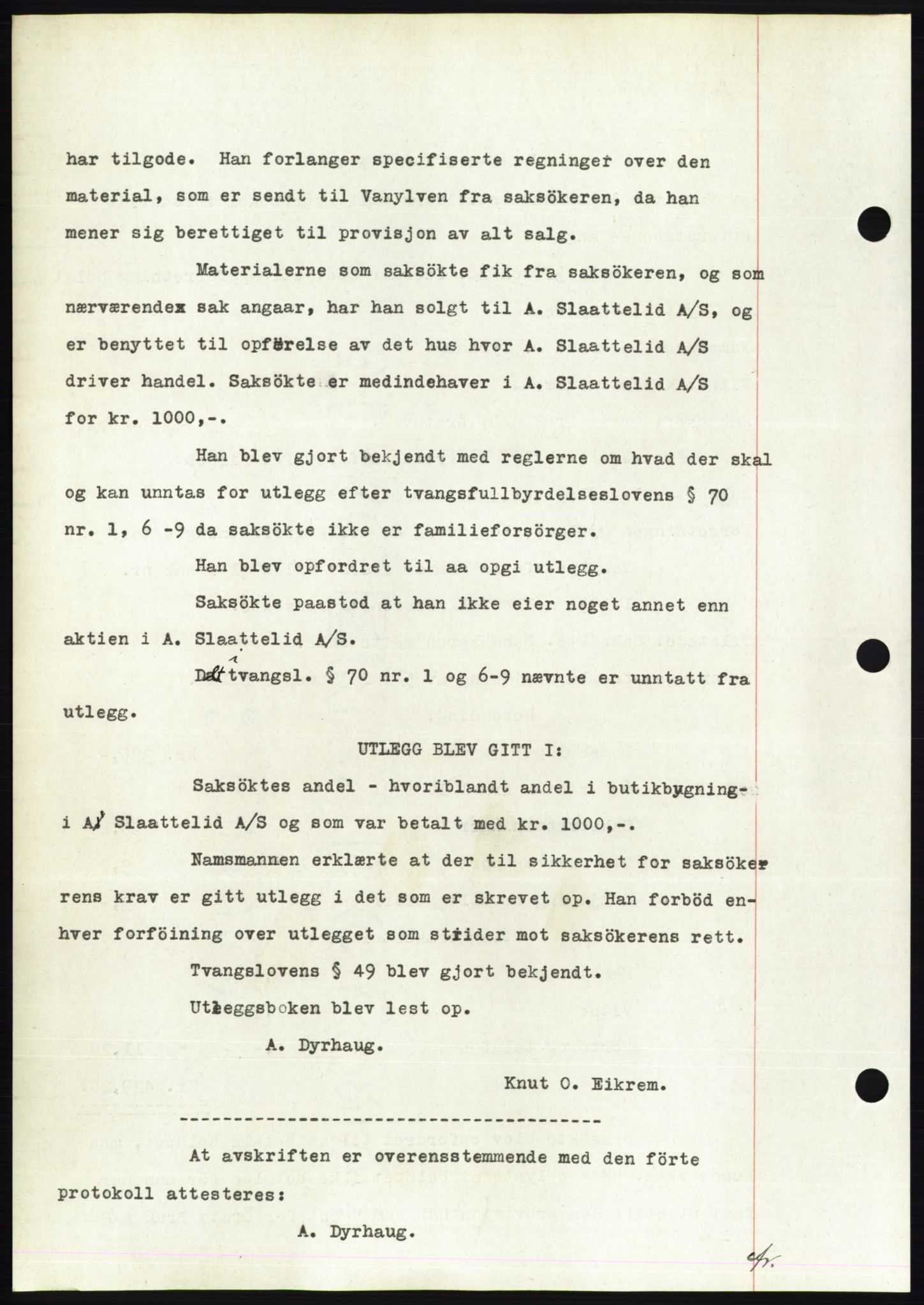 Søre Sunnmøre sorenskriveri, AV/SAT-A-4122/1/2/2C/L0053: Mortgage book no. 47, 1931-1932, Deed date: 05.03.1932