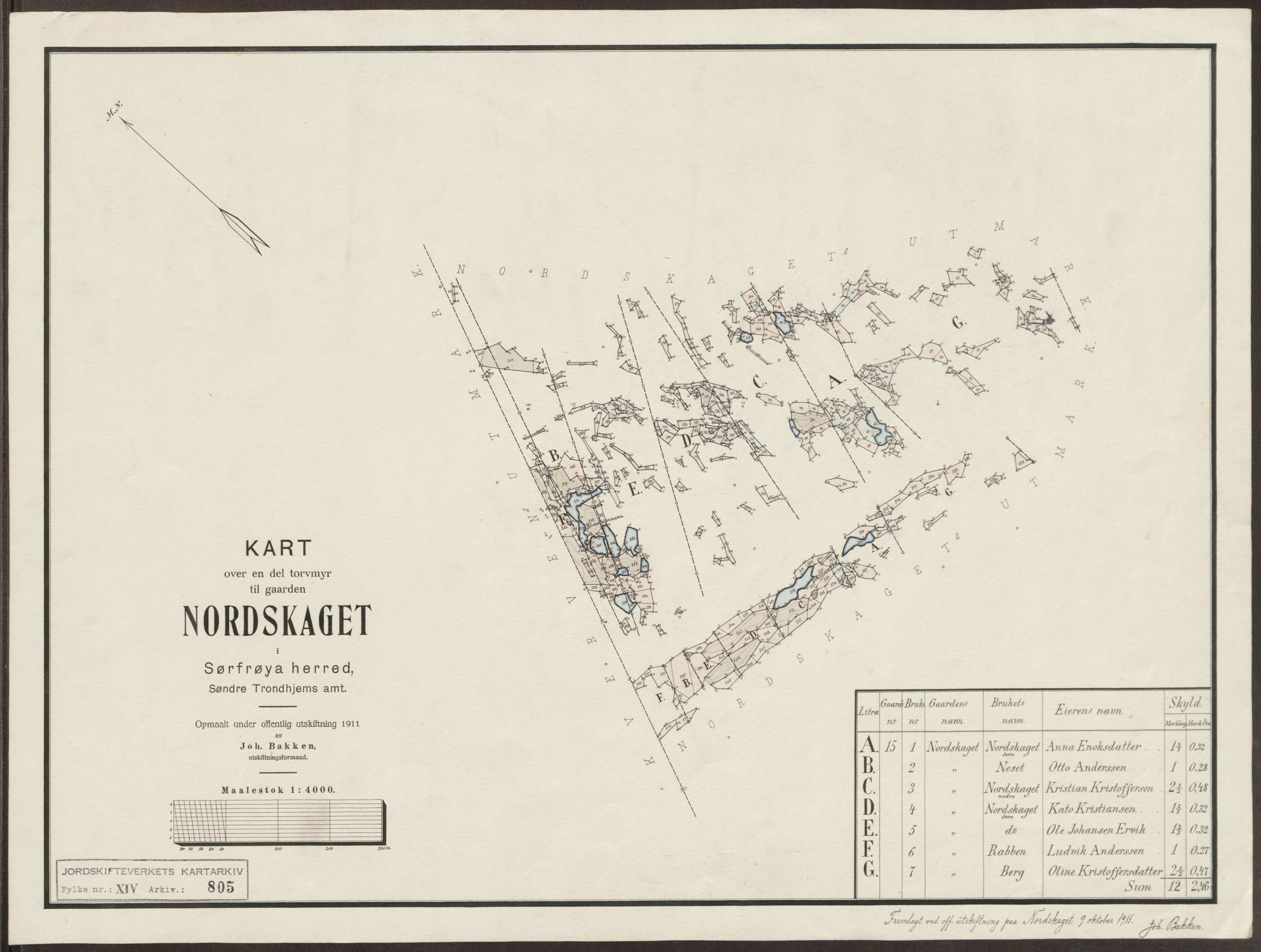 Jordskifteverkets kartarkiv, RA/S-3929/T, 1859-1988, p. 1224