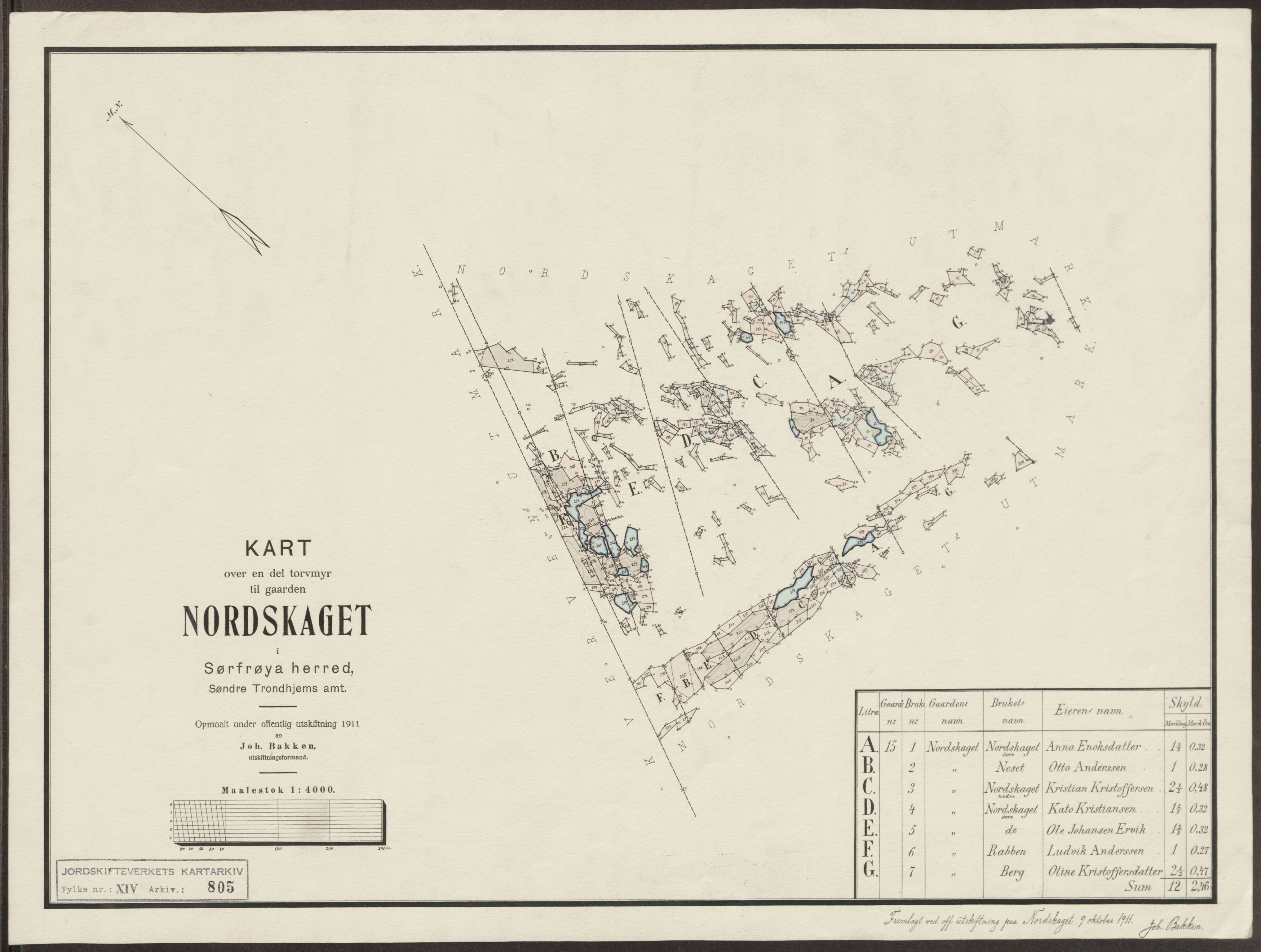 Jordskifteverkets kartarkiv, AV/RA-S-3929/T, 1859-1988, p. 1224