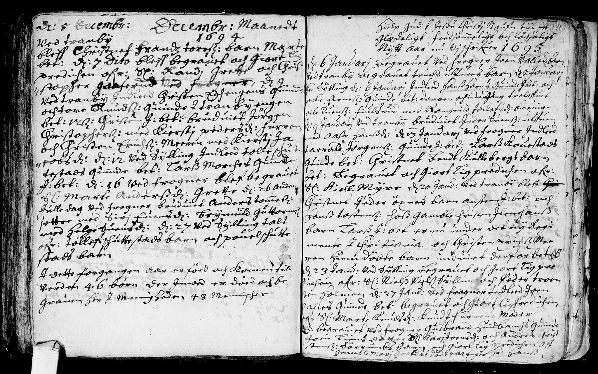 Lier kirkebøker, AV/SAKO-A-230/F/Fa/L0001: Parish register (official) no. I 1, 1672-1701, p. 141