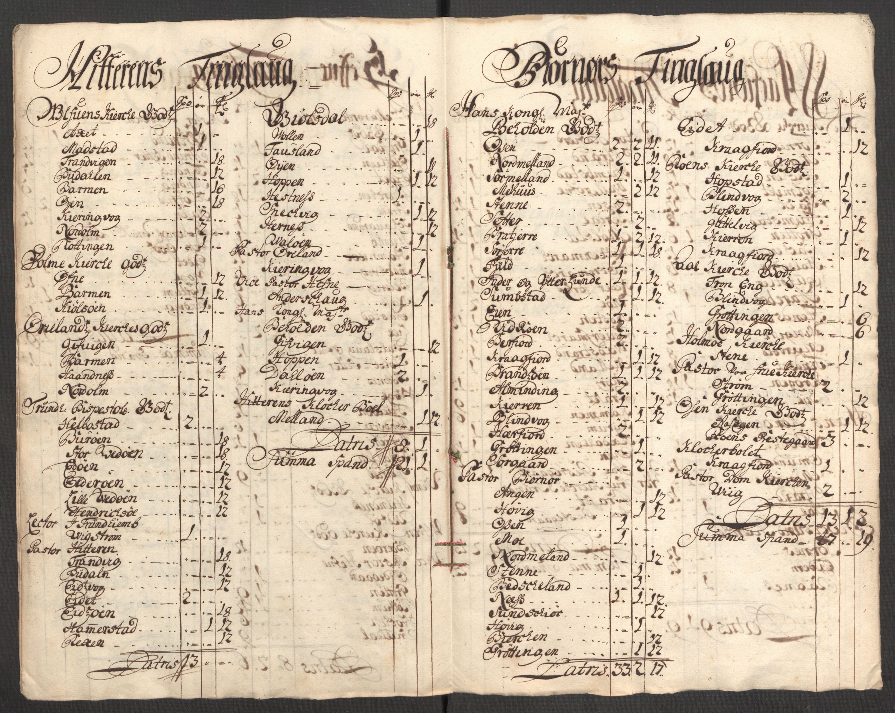 Rentekammeret inntil 1814, Reviderte regnskaper, Fogderegnskap, AV/RA-EA-4092/R57/L3856: Fogderegnskap Fosen, 1704-1705, p. 368