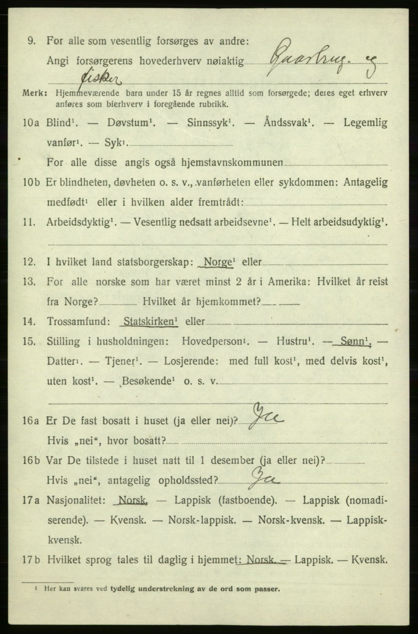 SATØ, 1920 census for Sørøysund rural district, 1920, p. 3597