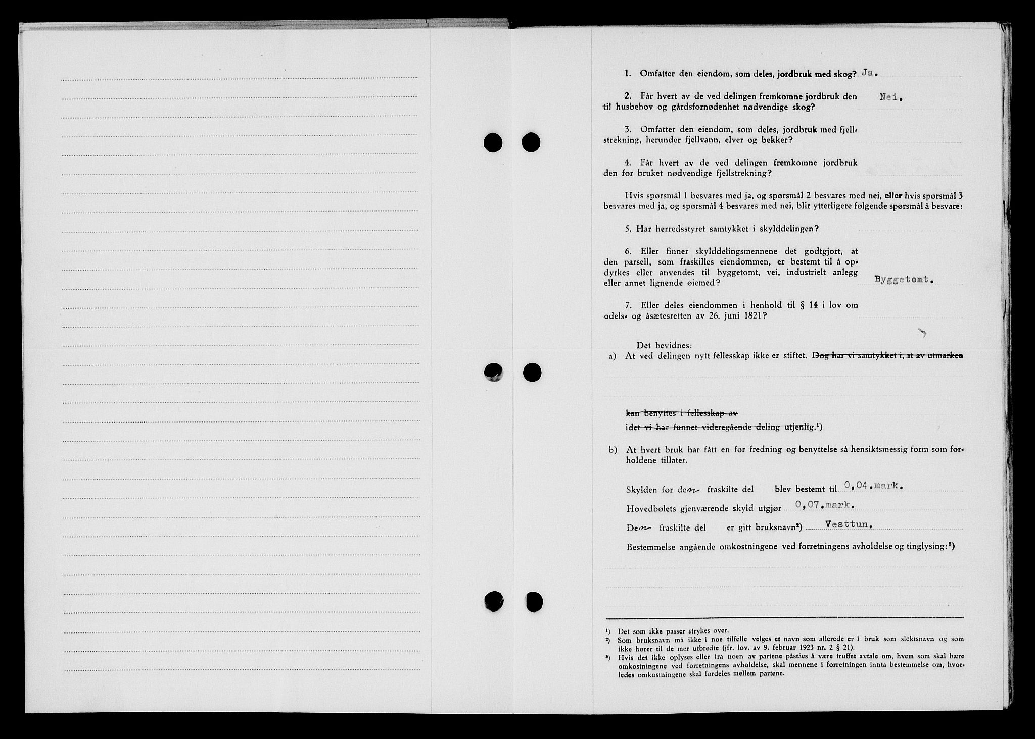 Flekkefjord sorenskriveri, SAK/1221-0001/G/Gb/Gba/L0058: Mortgage book no. A-6, 1942-1944, Diary no: : 874/1942