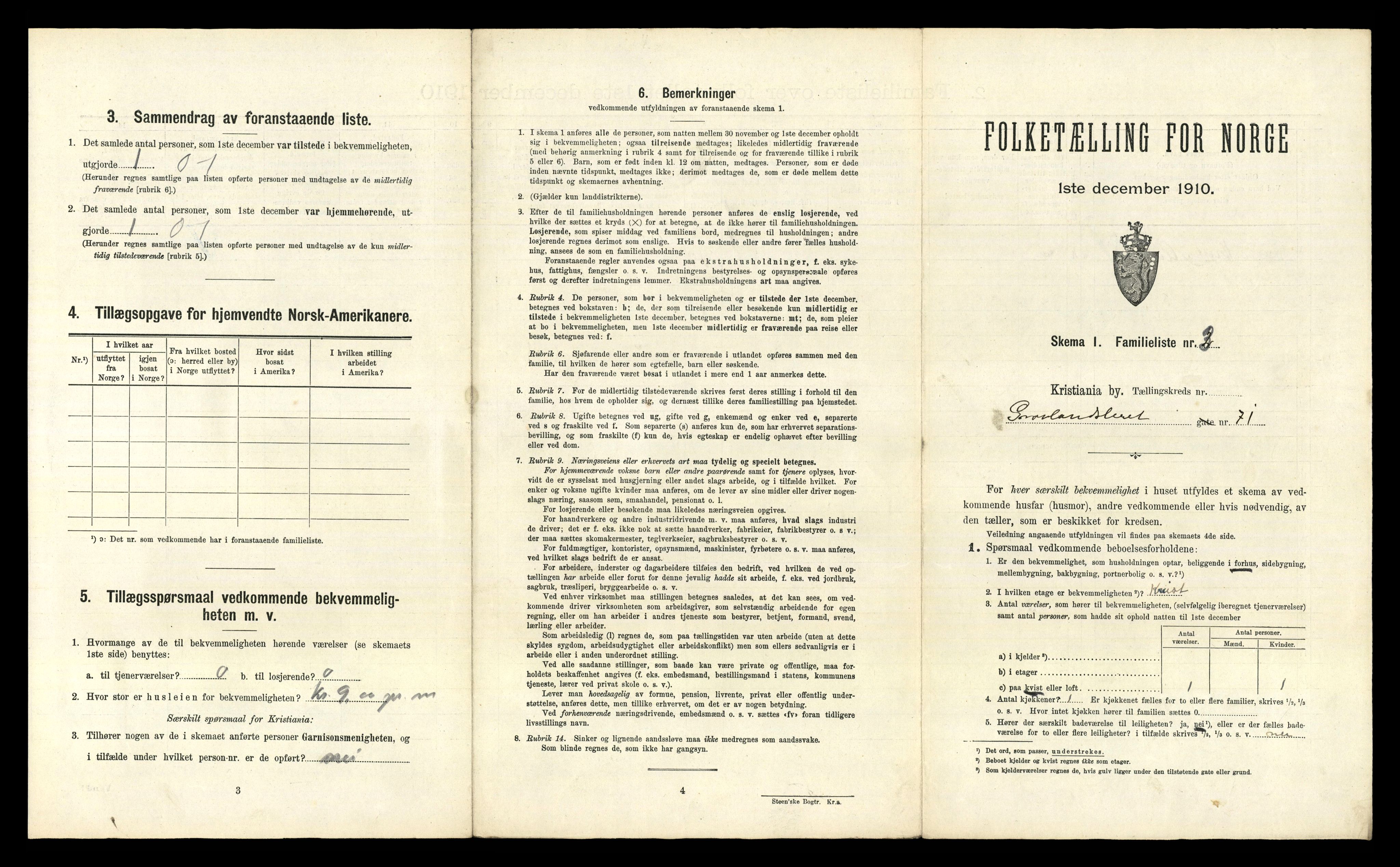 RA, 1910 census for Kristiania, 1910, p. 31367