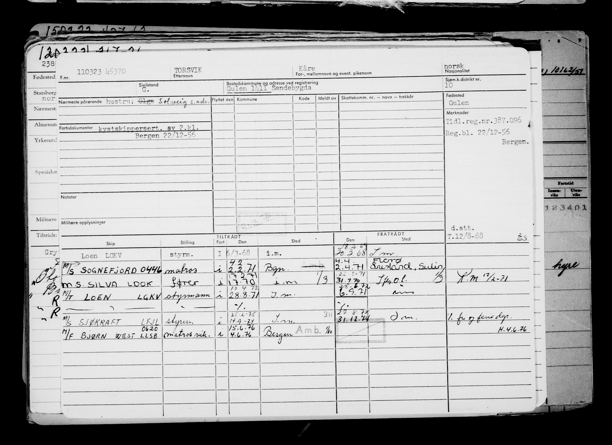 Direktoratet for sjømenn, AV/RA-S-3545/G/Gb/L0216: Hovedkort, 1923, p. 341