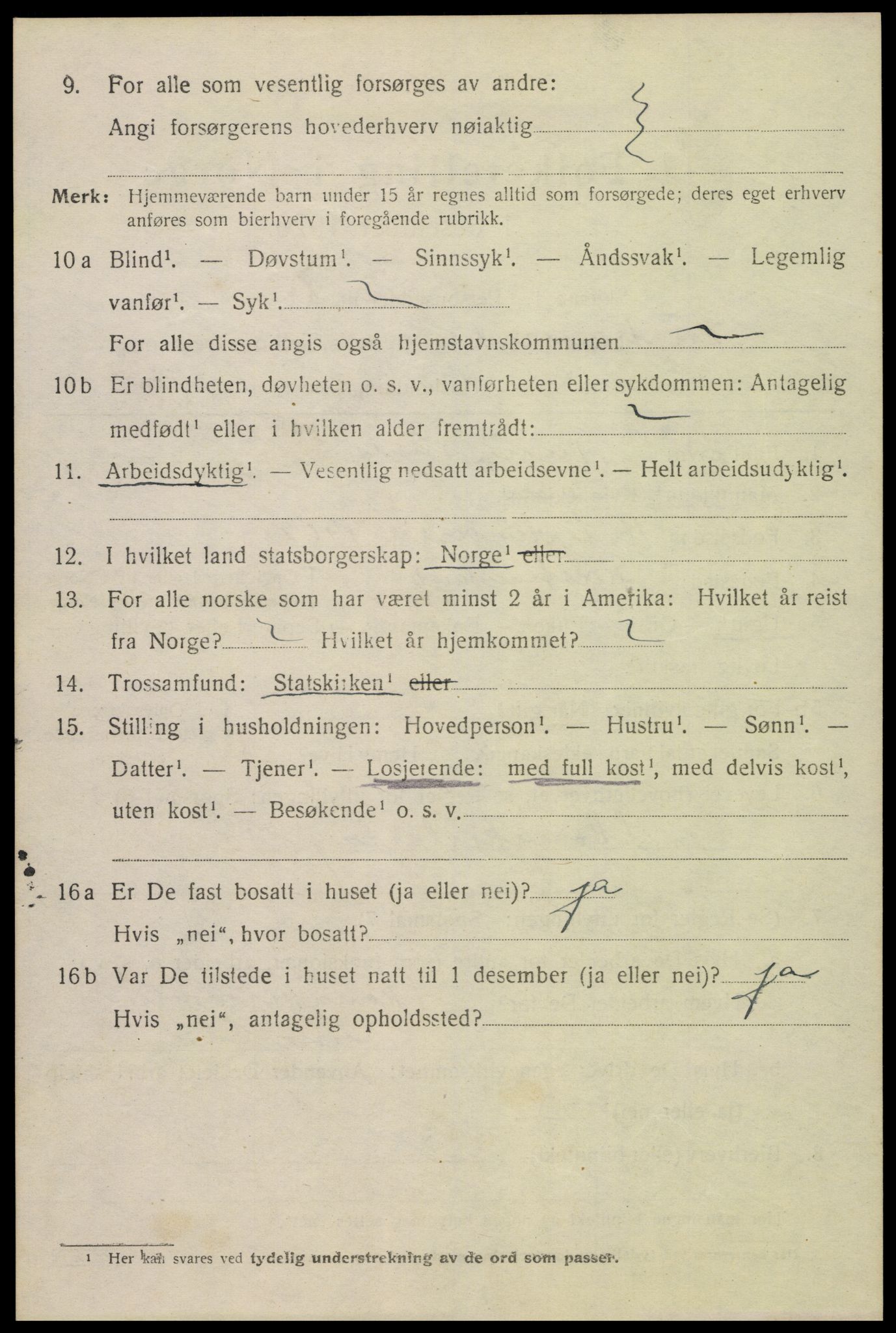 SAK, 1920 census for Kristiansand, 1920, p. 22882