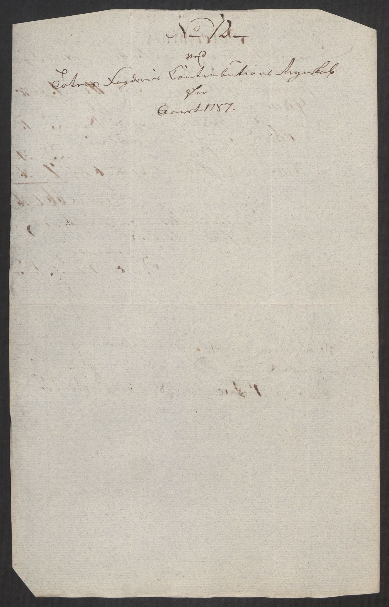 Rentekammeret inntil 1814, Reviderte regnskaper, Fogderegnskap, RA/EA-4092/R19/L1374: Fogderegnskap Toten, Hadeland og Vardal, 1787, p. 64