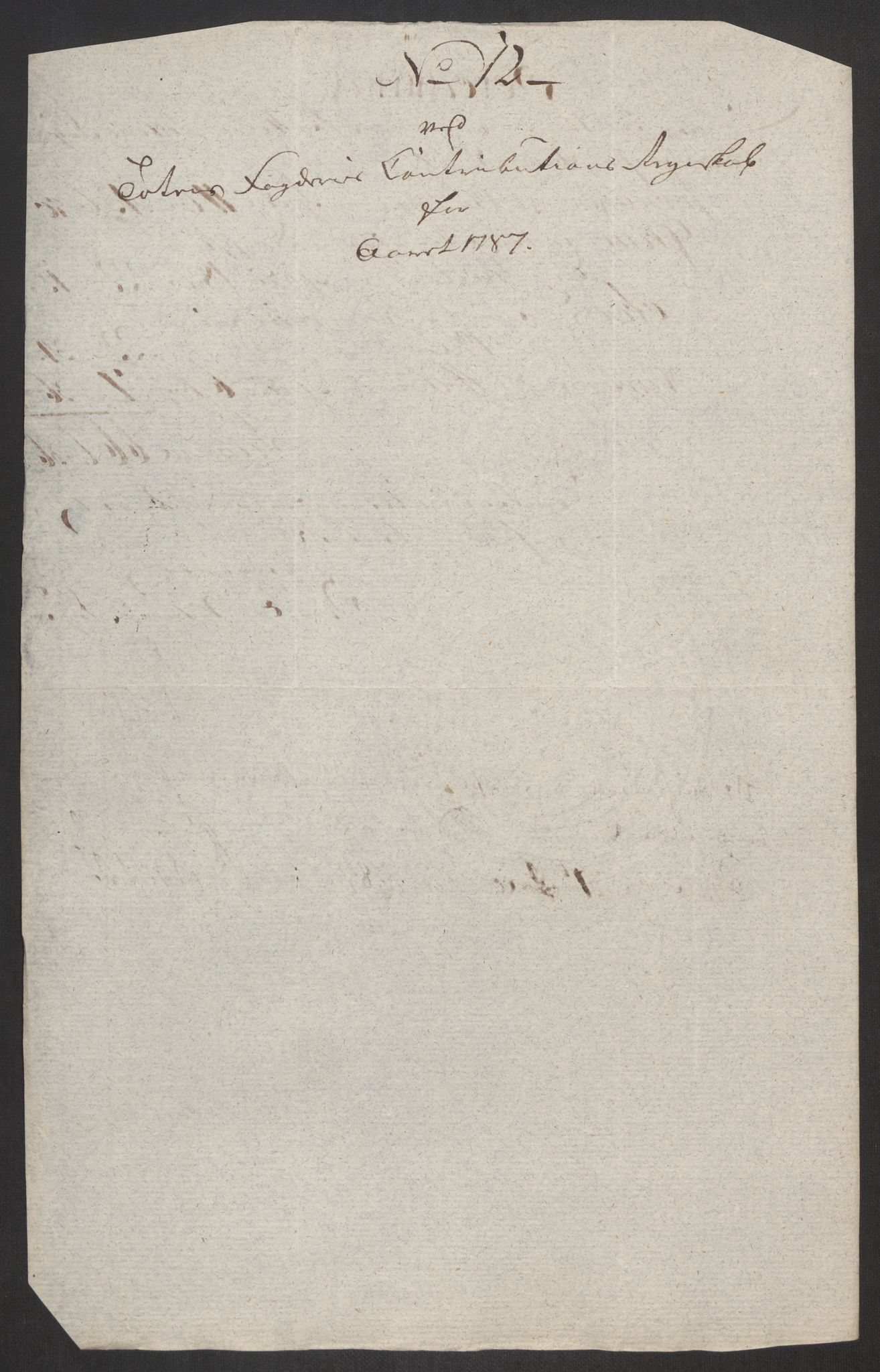 Rentekammeret inntil 1814, Reviderte regnskaper, Fogderegnskap, AV/RA-EA-4092/R19/L1374: Fogderegnskap Toten, Hadeland og Vardal, 1787, p. 64