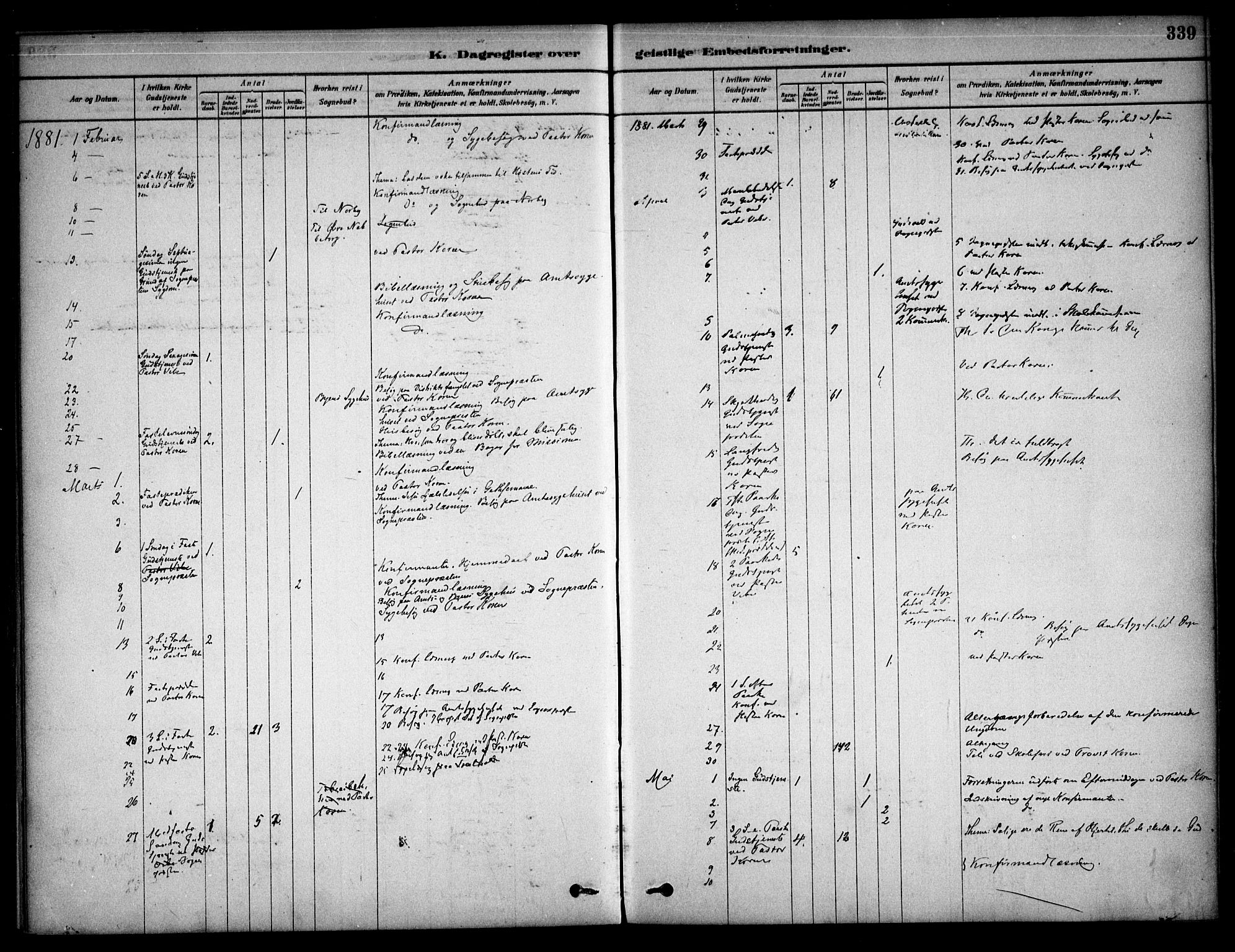 Østre Fredrikstad prestekontor Kirkebøker, AV/SAO-A-10907/F/Fa/L0001: Parish register (official) no. 1, 1878-1982, p. 339