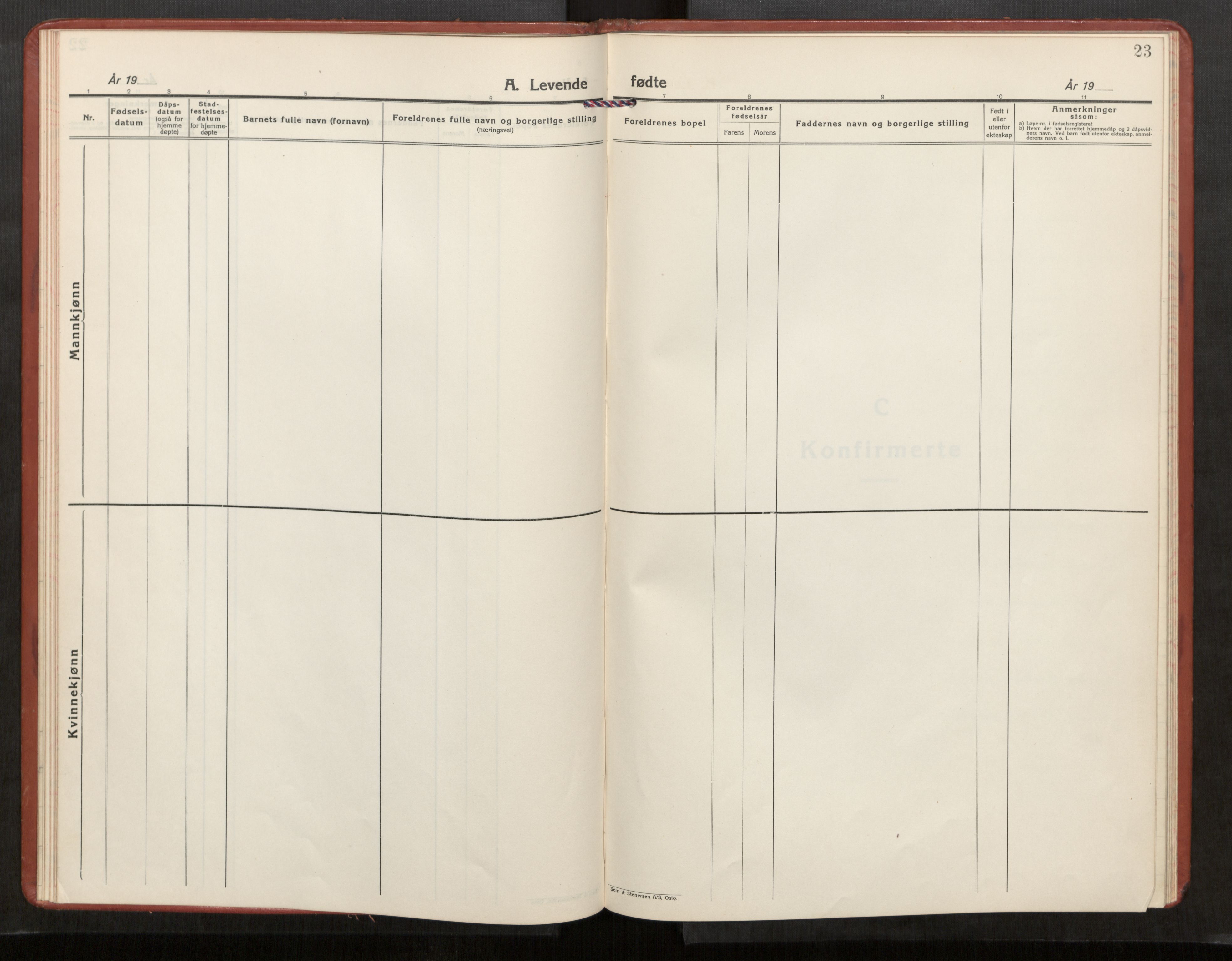 Kolvereid sokneprestkontor, AV/SAT-A-1171/H/Ha/Haa/L0003: Parish register (official) no. 3, 1927-1935, p. 23