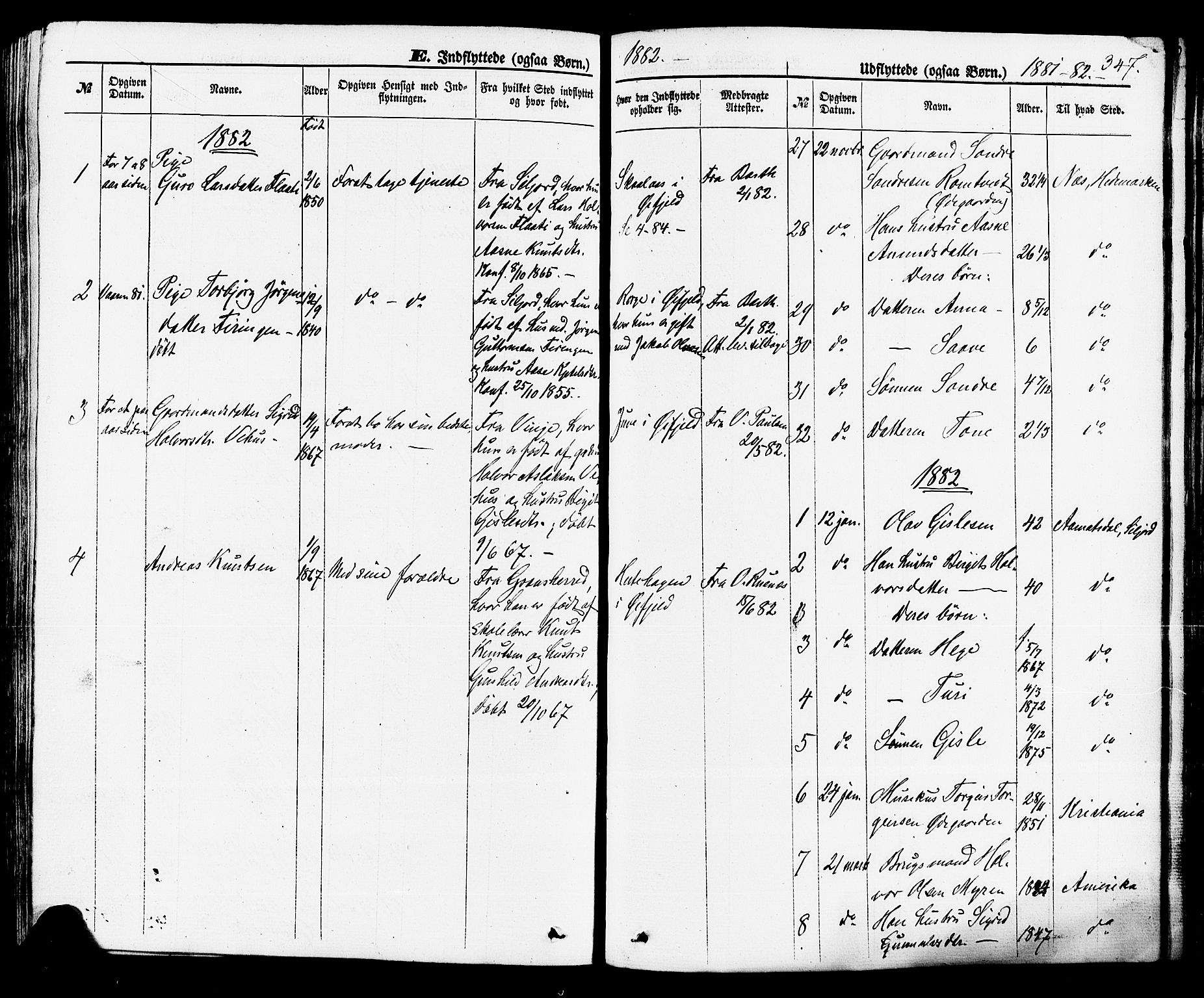 Rauland kirkebøker, SAKO/A-292/F/Fa/L0003: Parish register (official) no. 3, 1859-1886, p. 347