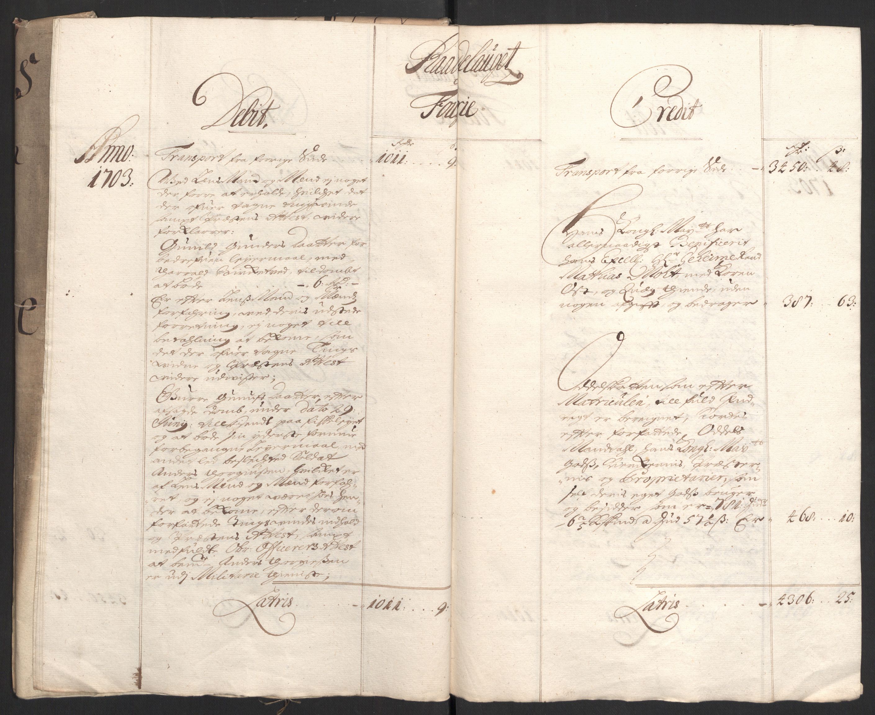 Rentekammeret inntil 1814, Reviderte regnskaper, Fogderegnskap, AV/RA-EA-4092/R40/L2447: Fogderegnskap Råbyggelag, 1703-1705, p. 18