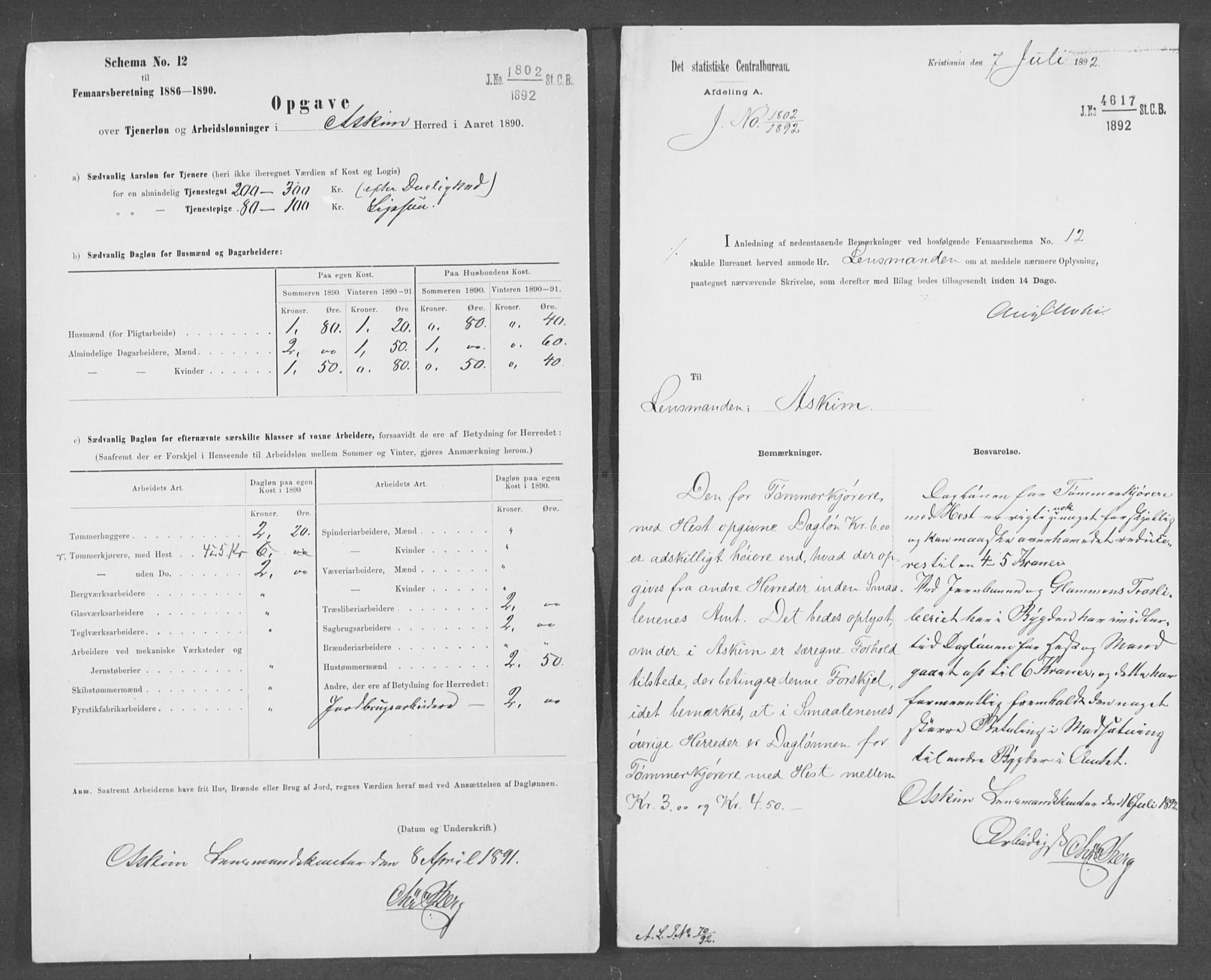 Statistisk sentralbyrå, Næringsøkonomiske emner, Generelt - Amtmennenes femårsberetninger, AV/RA-S-2233/F/Fa/L0072: --, 1886-1890, p. 179