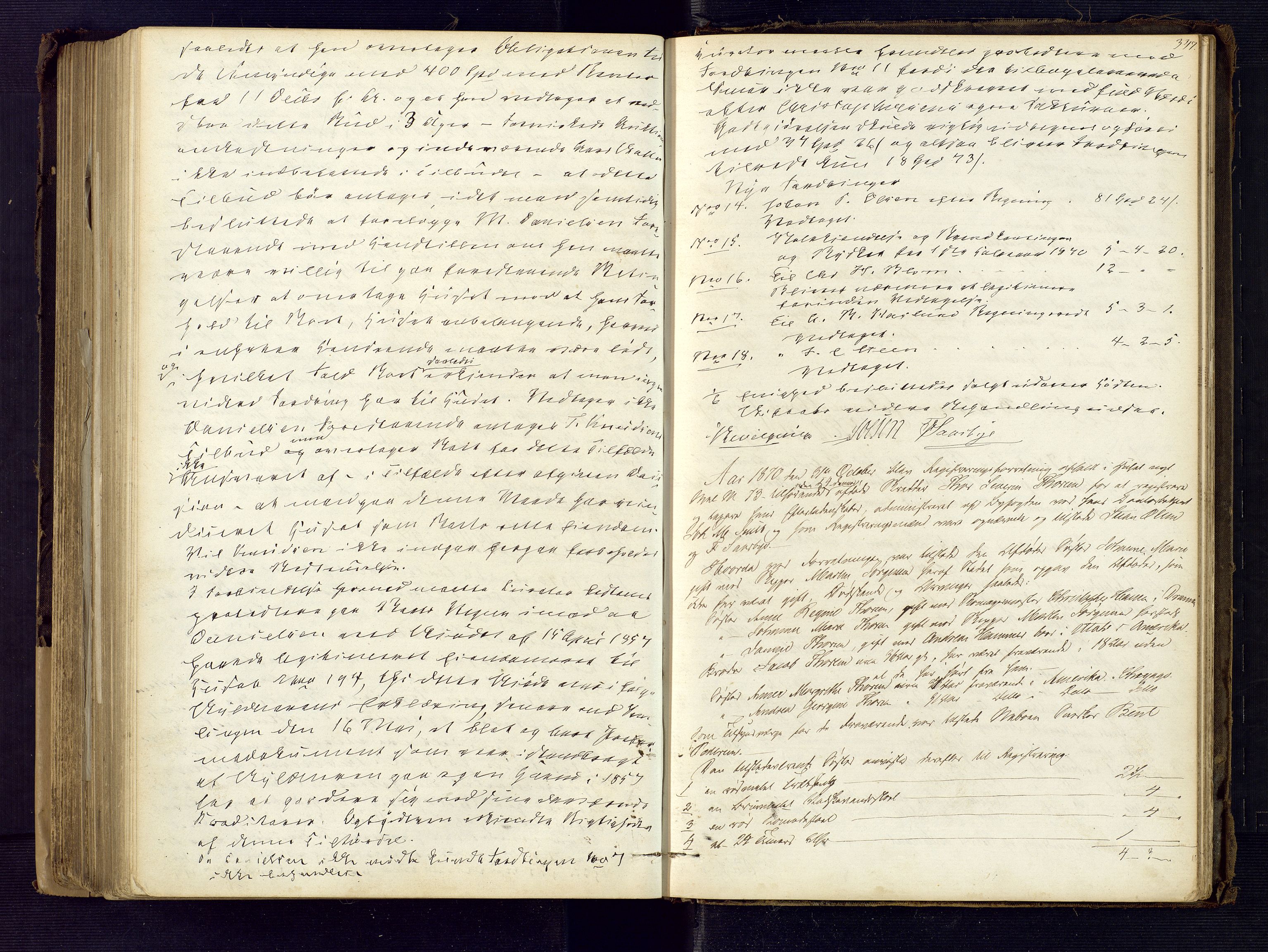 Risør byfogd, AV/SAK-1222-0005/H/Hc/L0002: Skifteprotokoll nr. 2, 1858-1871, p. 347