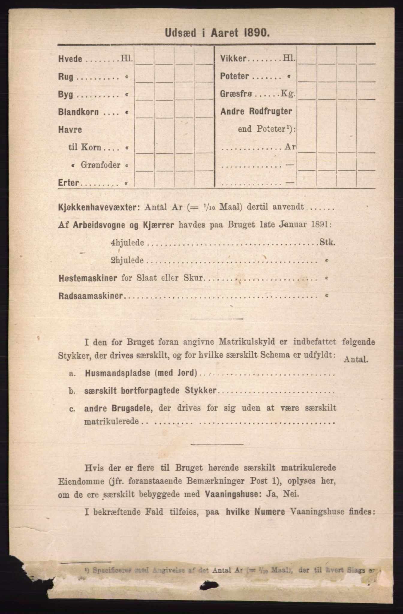 RA, 1891 census for 0438 Lille Elvedalen, 1891, p. 4363