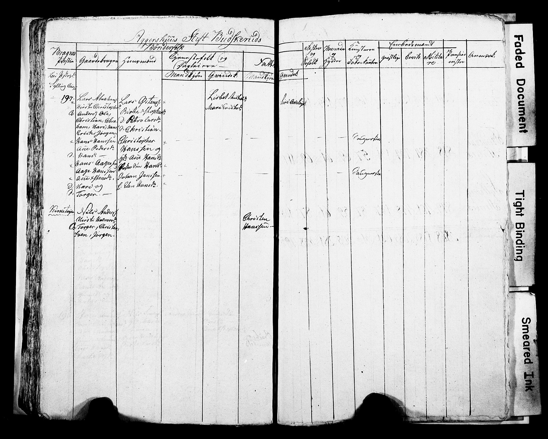 SAKO, 1815 Census for Lier parish, 1815, p. 61