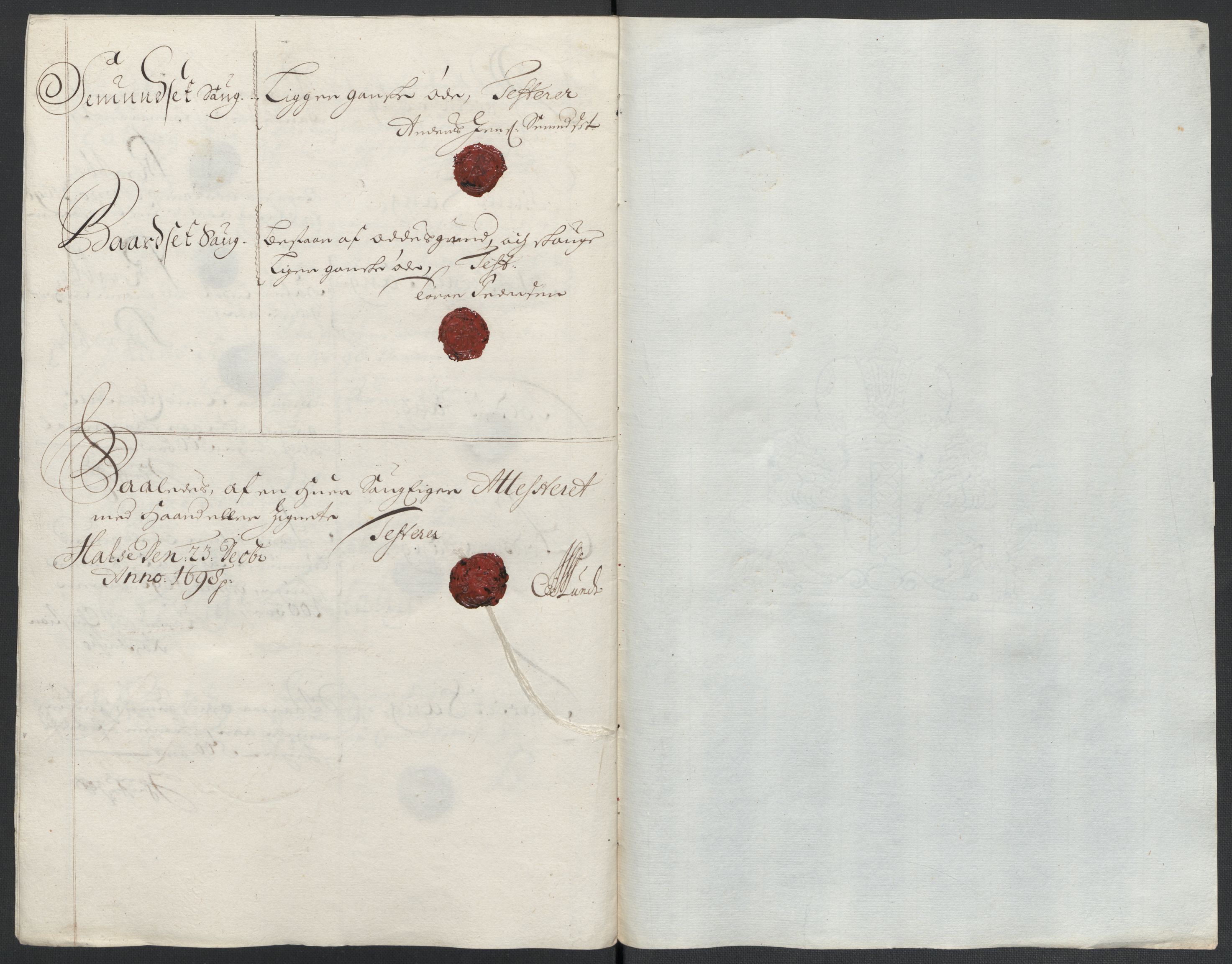 Rentekammeret inntil 1814, Reviderte regnskaper, Fogderegnskap, RA/EA-4092/R56/L3737: Fogderegnskap Nordmøre, 1697-1698, p. 272