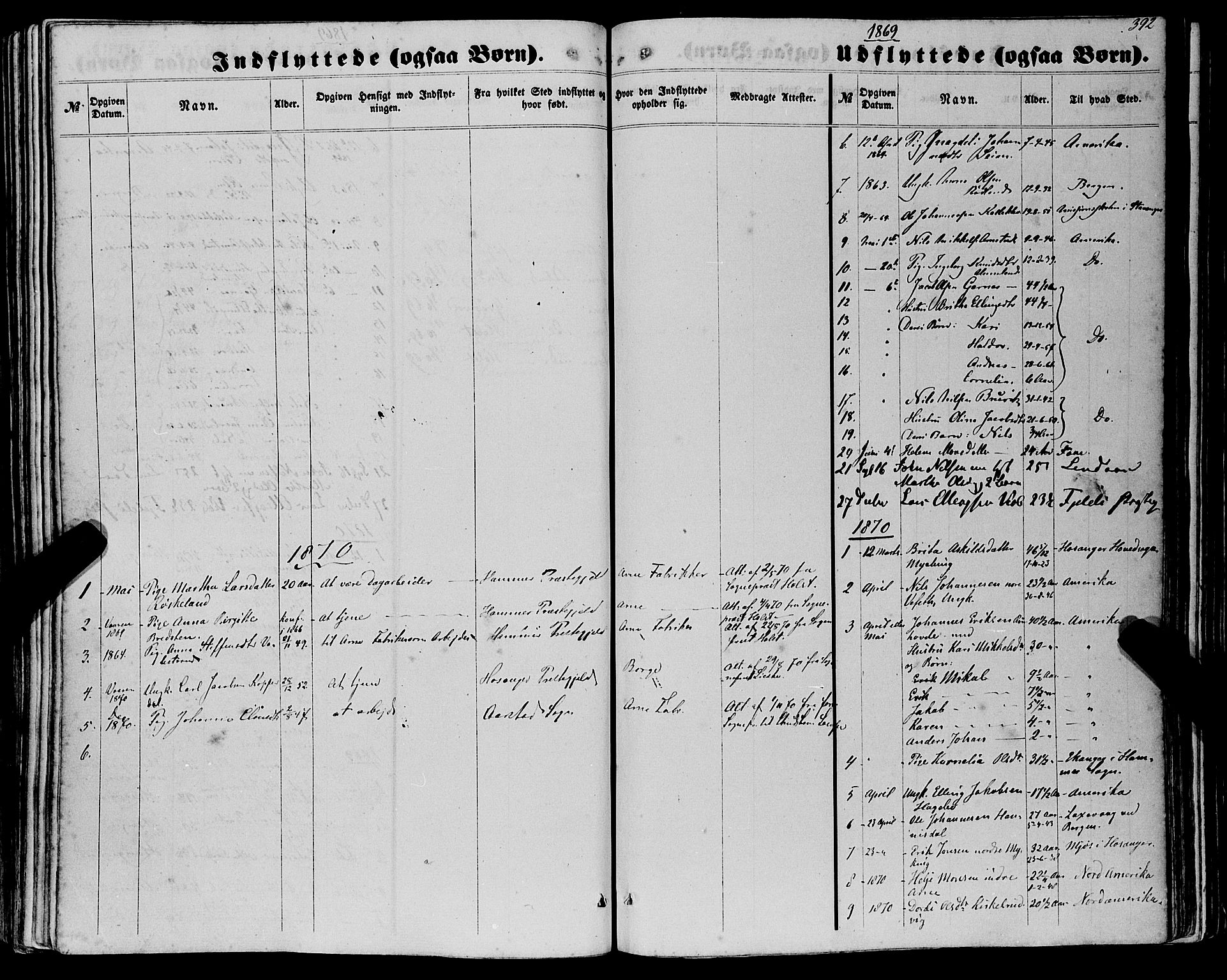 Haus sokneprestembete, SAB/A-75601/H/Haa: Parish register (official) no. A 17, 1858-1870, p. 392