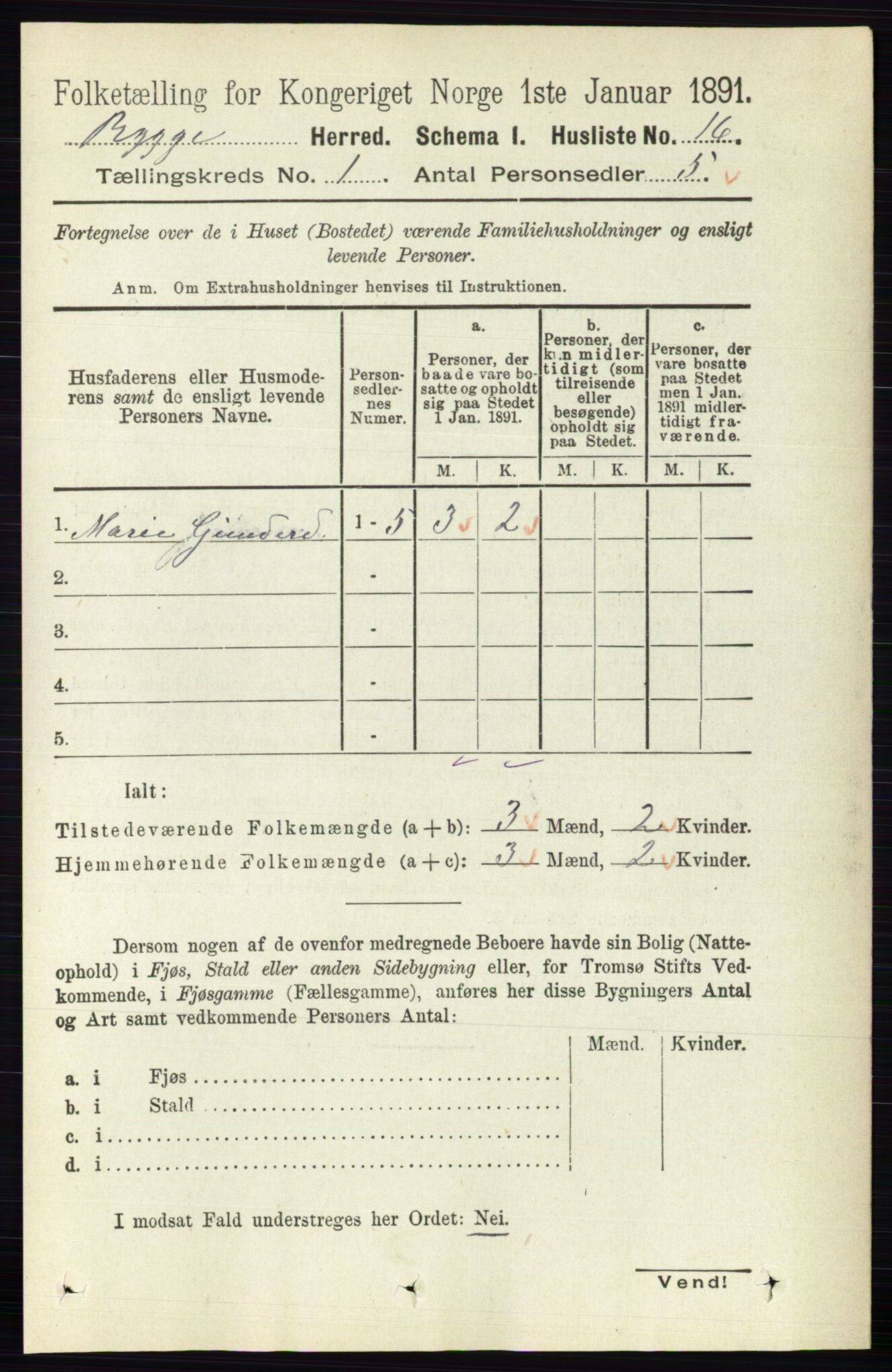 RA, 1891 census for 0136 Rygge, 1891, p. 38