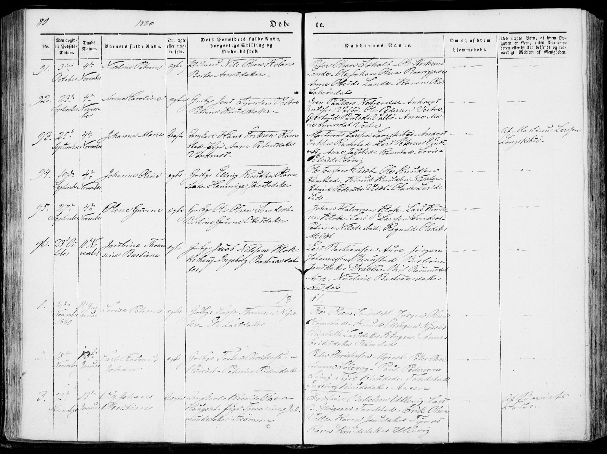 Ministerialprotokoller, klokkerbøker og fødselsregistre - Møre og Romsdal, AV/SAT-A-1454/522/L0313: Parish register (official) no. 522A08, 1852-1862, p. 80