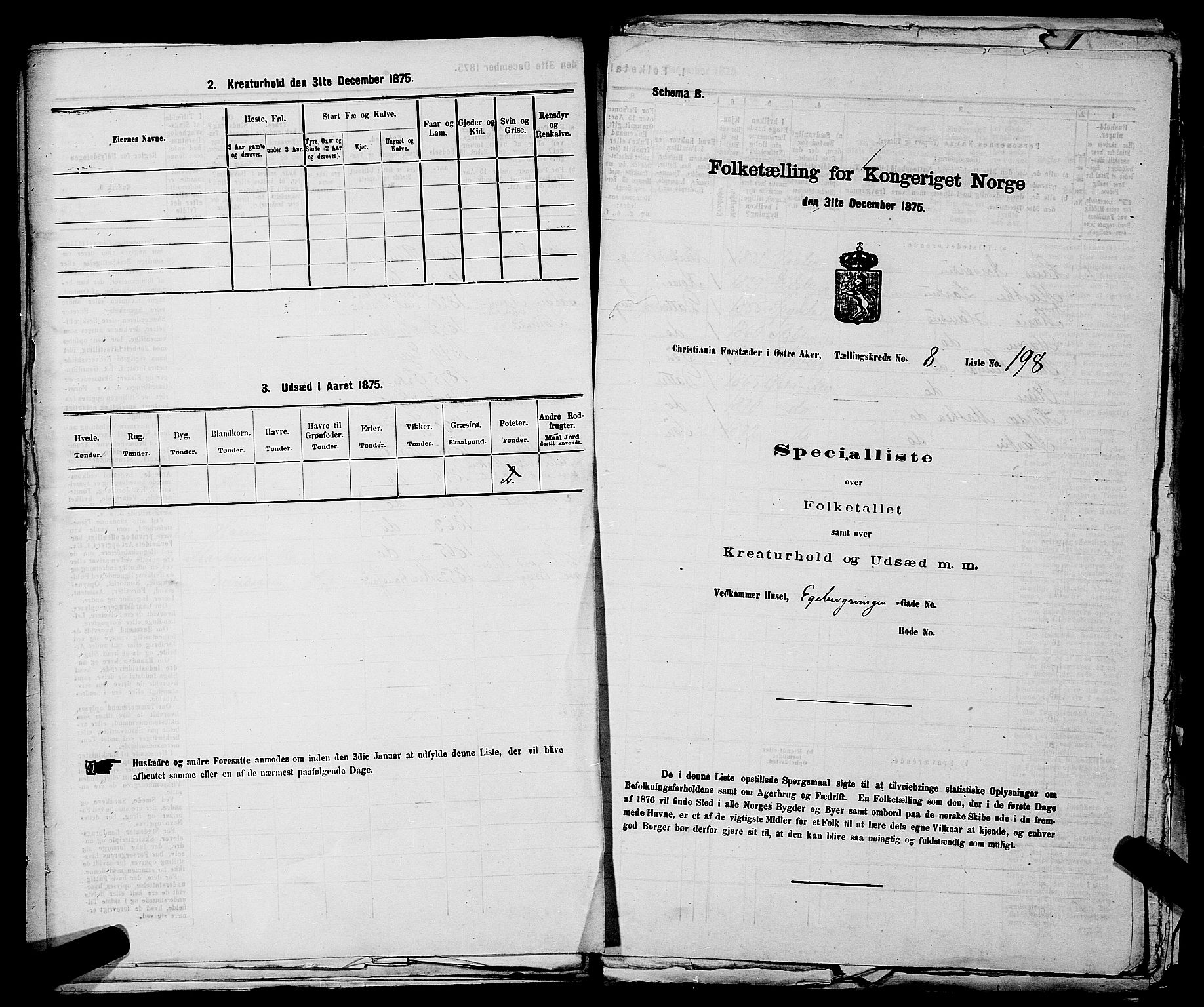 RA, 1875 census for 0218bP Østre Aker, 1875, p. 2950