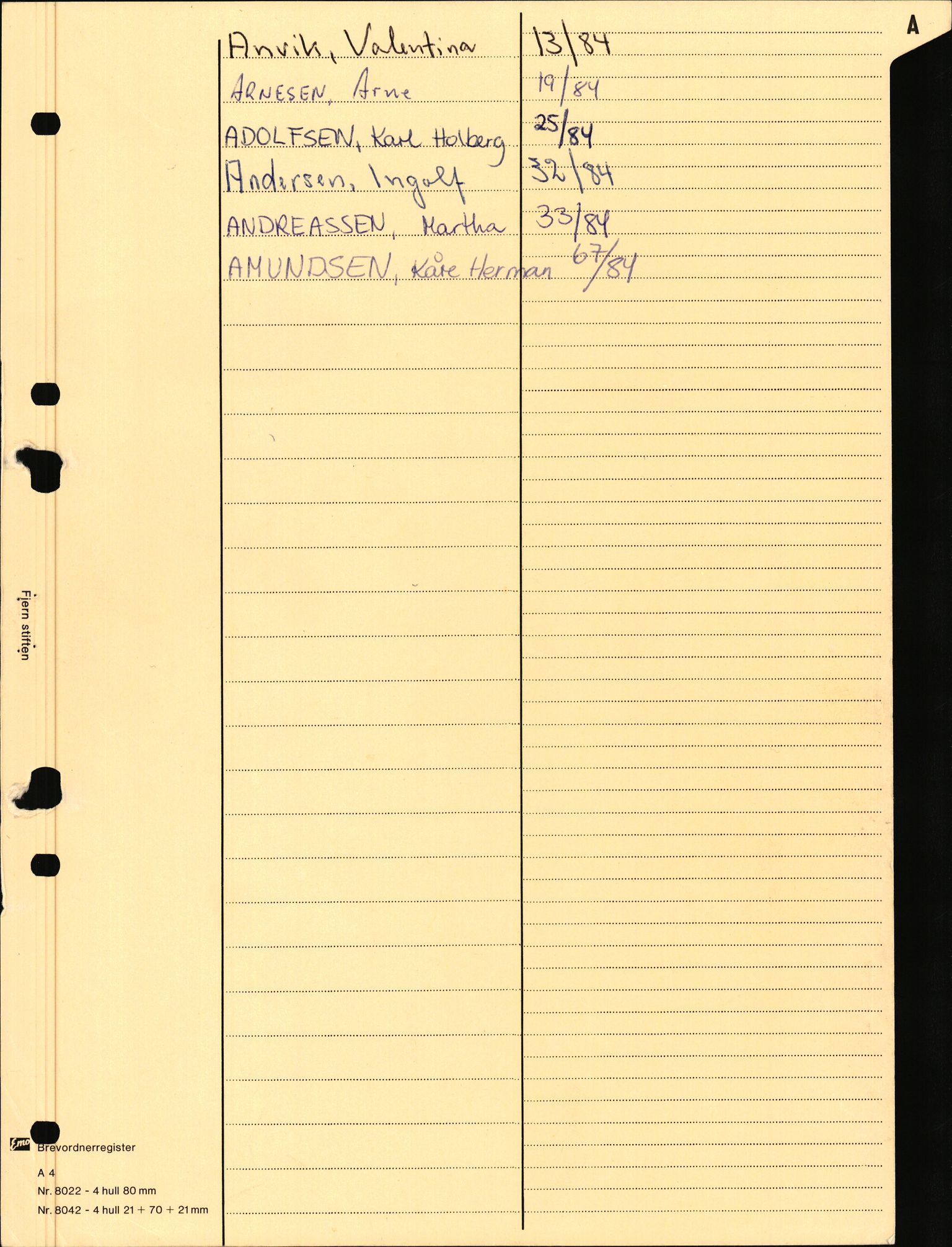 Hurum lensmannskontor, AV/SAKO-A-505/H/Ha/L0009: Dødsfallsprotokoller, 1980-1986, p. 922