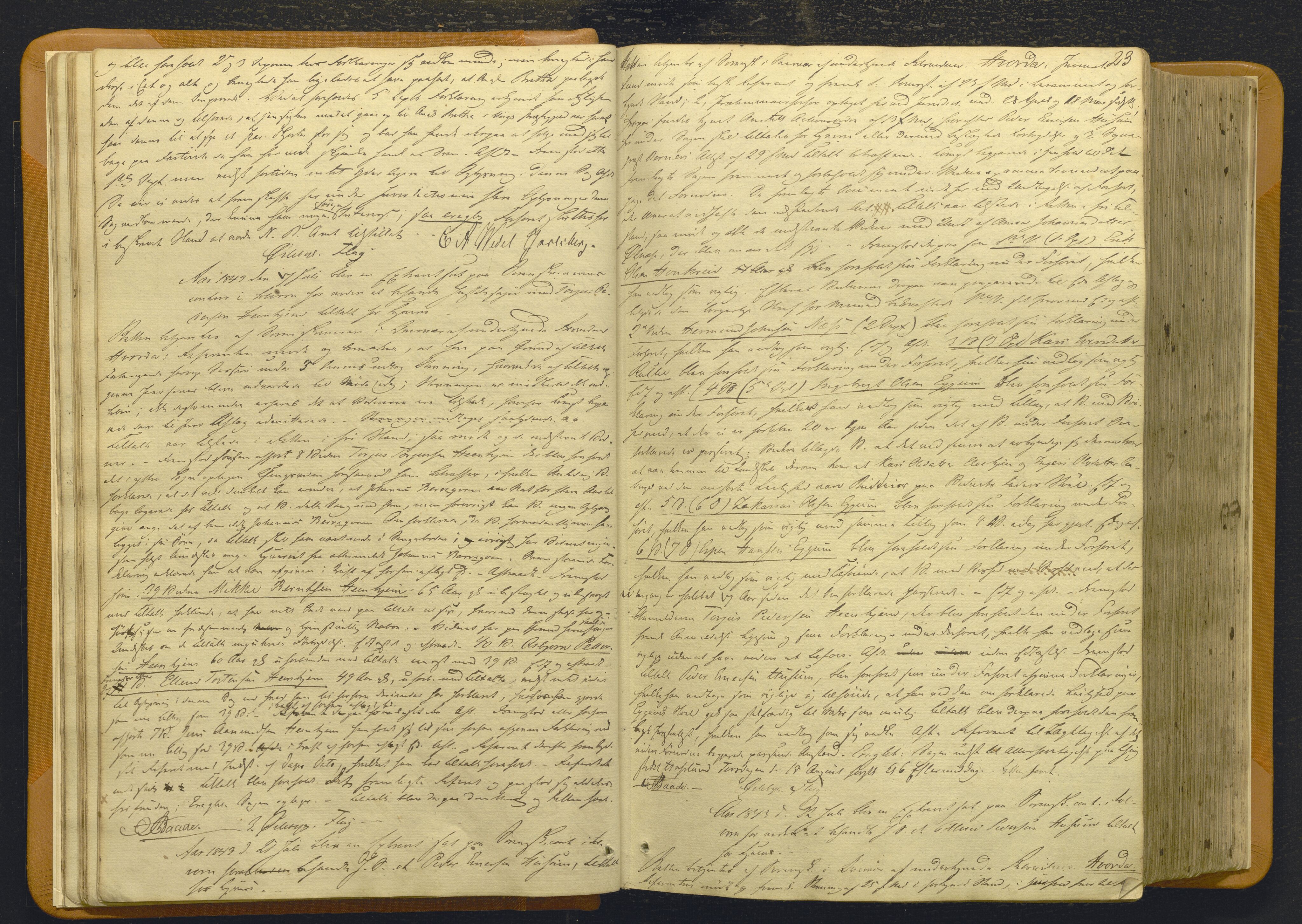 Indre Sogn tingrett, AV/SAB-A-3301/1/F/Fb/Fbc/L0007: Offentlege saker, Ba 7, 1843-1849, p. 22b-23a