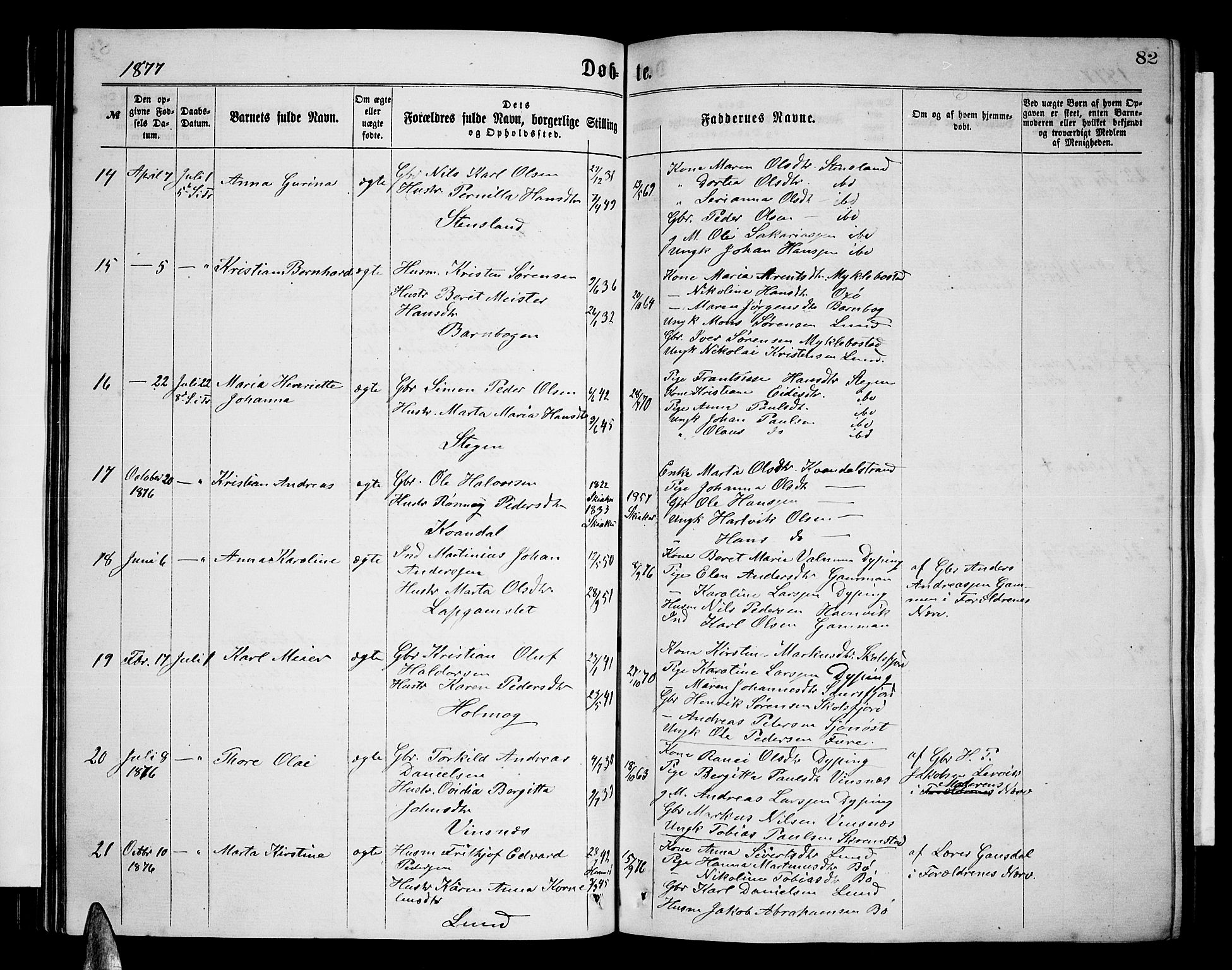 Ministerialprotokoller, klokkerbøker og fødselsregistre - Nordland, AV/SAT-A-1459/855/L0815: Parish register (copy) no. 855C04, 1865-1878, p. 81