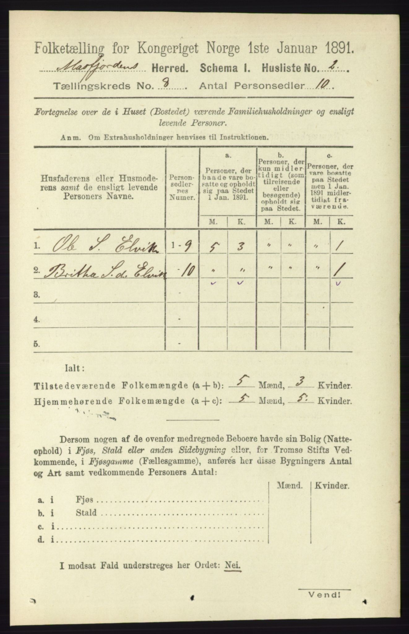RA, 1891 census for 1266 Masfjorden, 1891, p. 1514