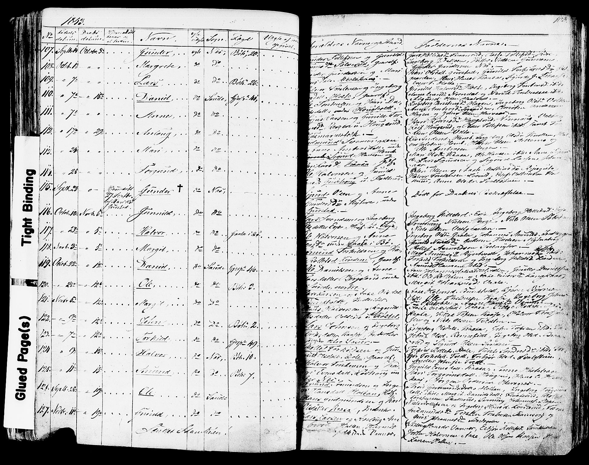 Sauherad kirkebøker, AV/SAKO-A-298/F/Fa/L0006: Parish register (official) no. I 6, 1827-1850, p. 103