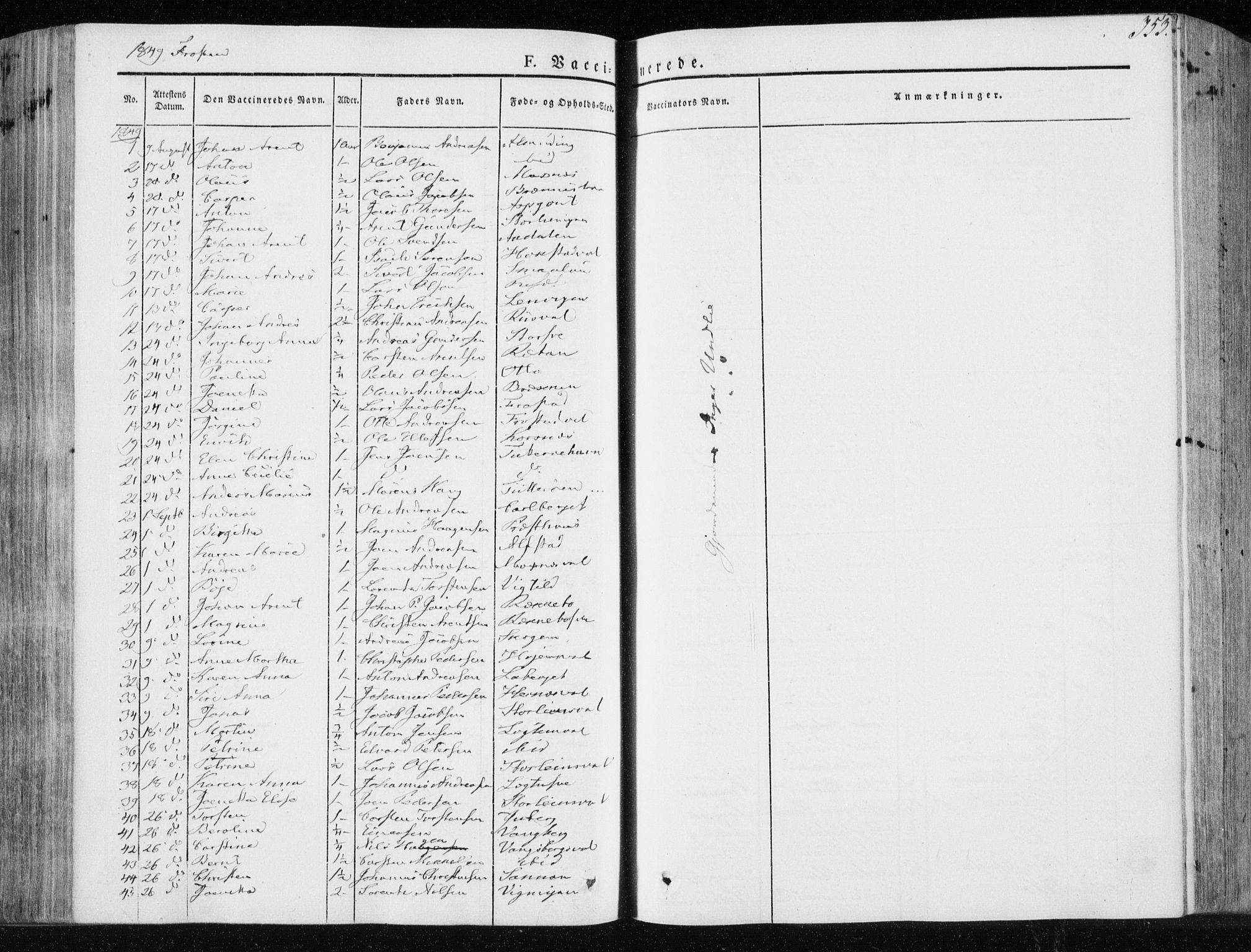 Ministerialprotokoller, klokkerbøker og fødselsregistre - Nord-Trøndelag, SAT/A-1458/713/L0115: Parish register (official) no. 713A06, 1838-1851, p. 353