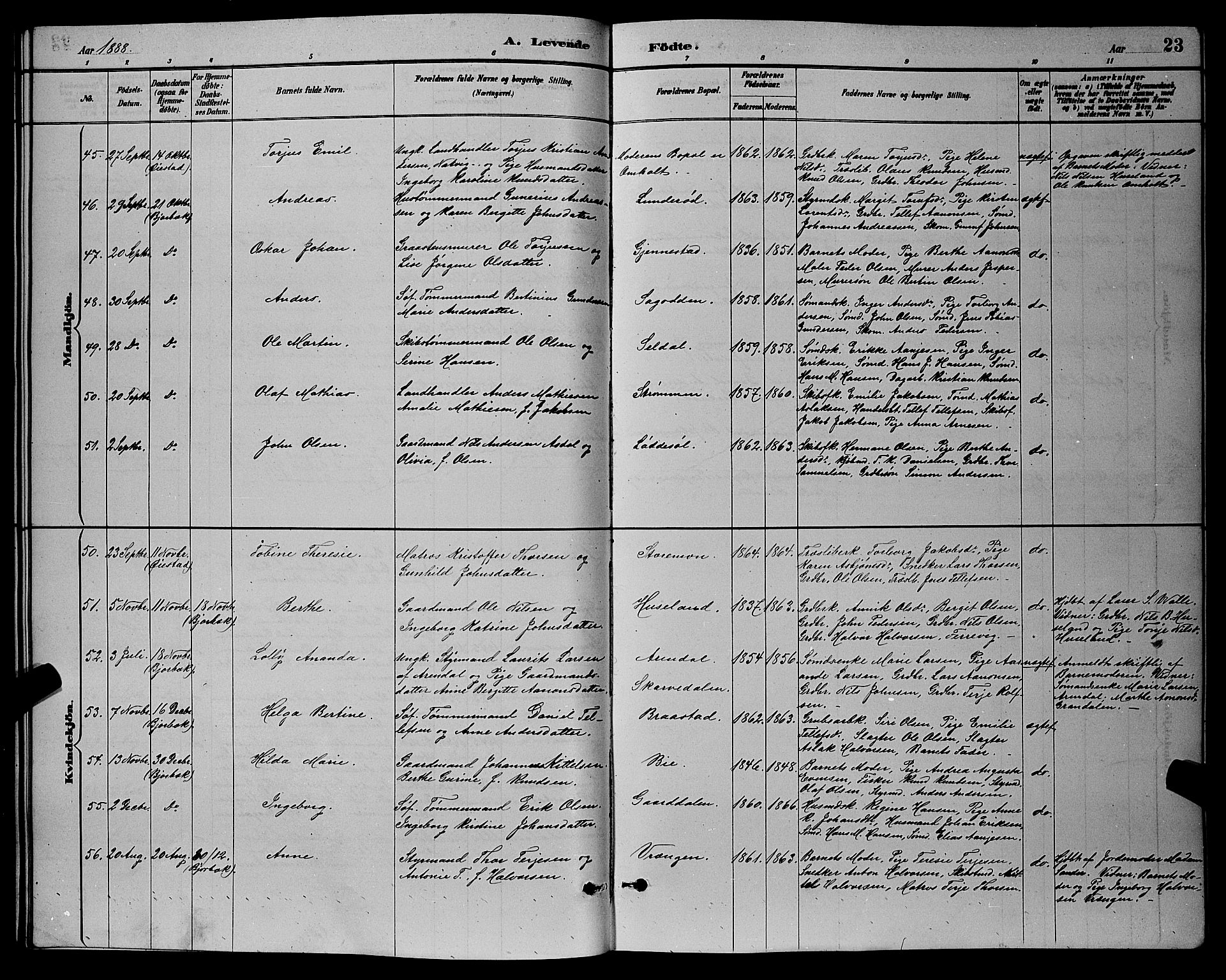 Øyestad sokneprestkontor, AV/SAK-1111-0049/F/Fb/L0009: Parish register (copy) no. B 9, 1886-1896, p. 24