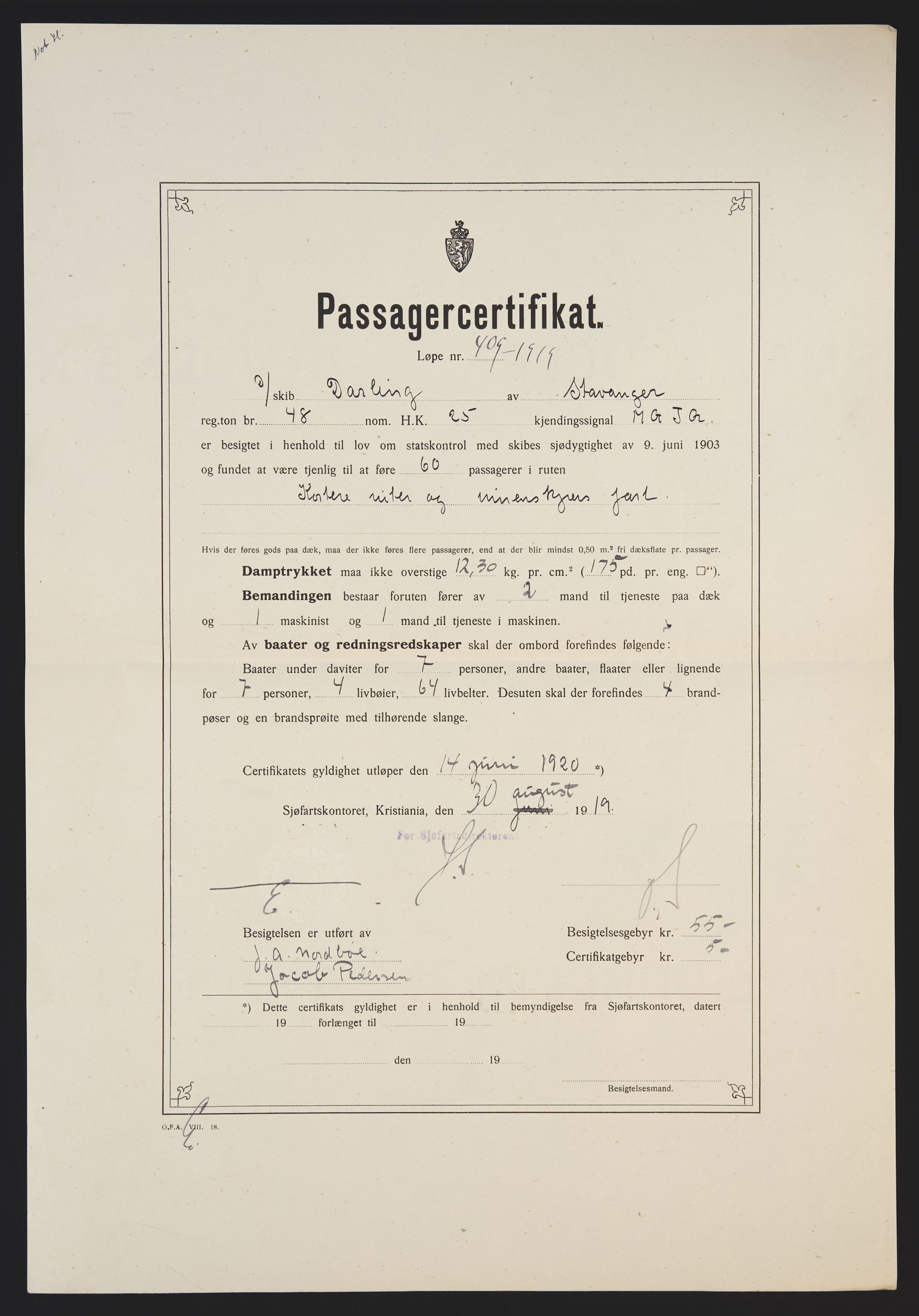 Sjøfartsdirektoratet med forløpere, skipsmapper slettede skip, AV/RA-S-4998/F/Fa/L0234: --, 1854-1920, p. 5