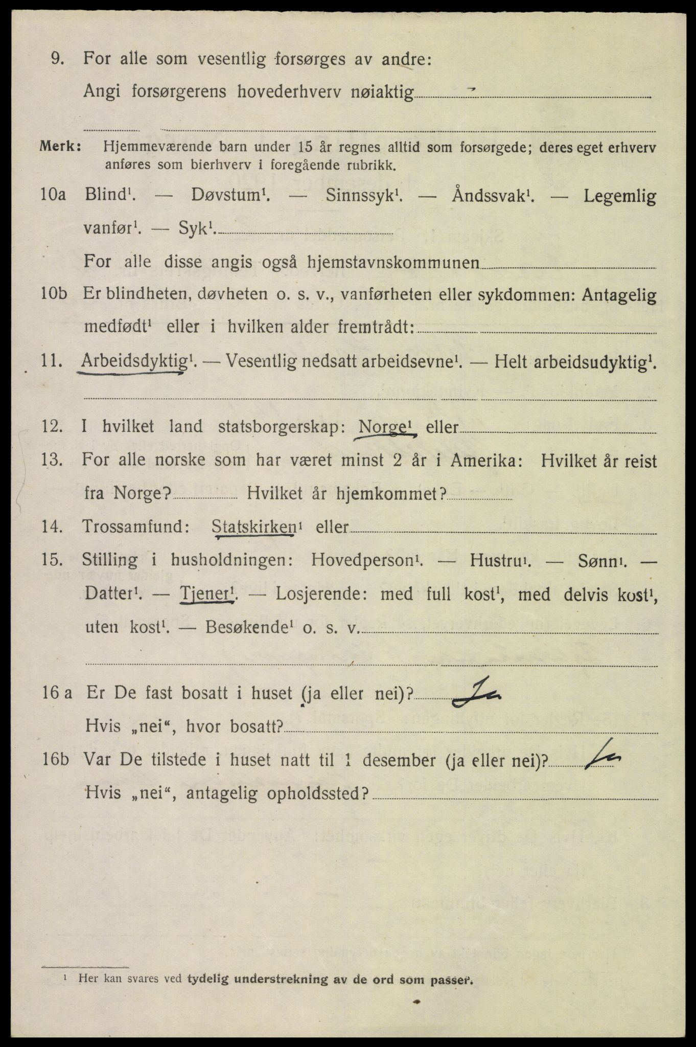 SAH, 1920 census for Åmot, 1920, p. 3822