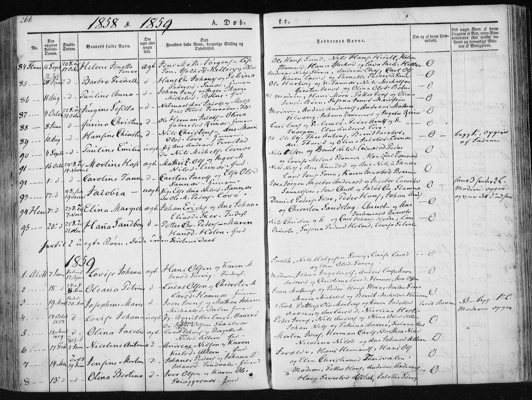 Ministerialprotokoller, klokkerbøker og fødselsregistre - Nordland, SAT/A-1459/830/L0446: Parish register (official) no. 830A10, 1831-1865, p. 266