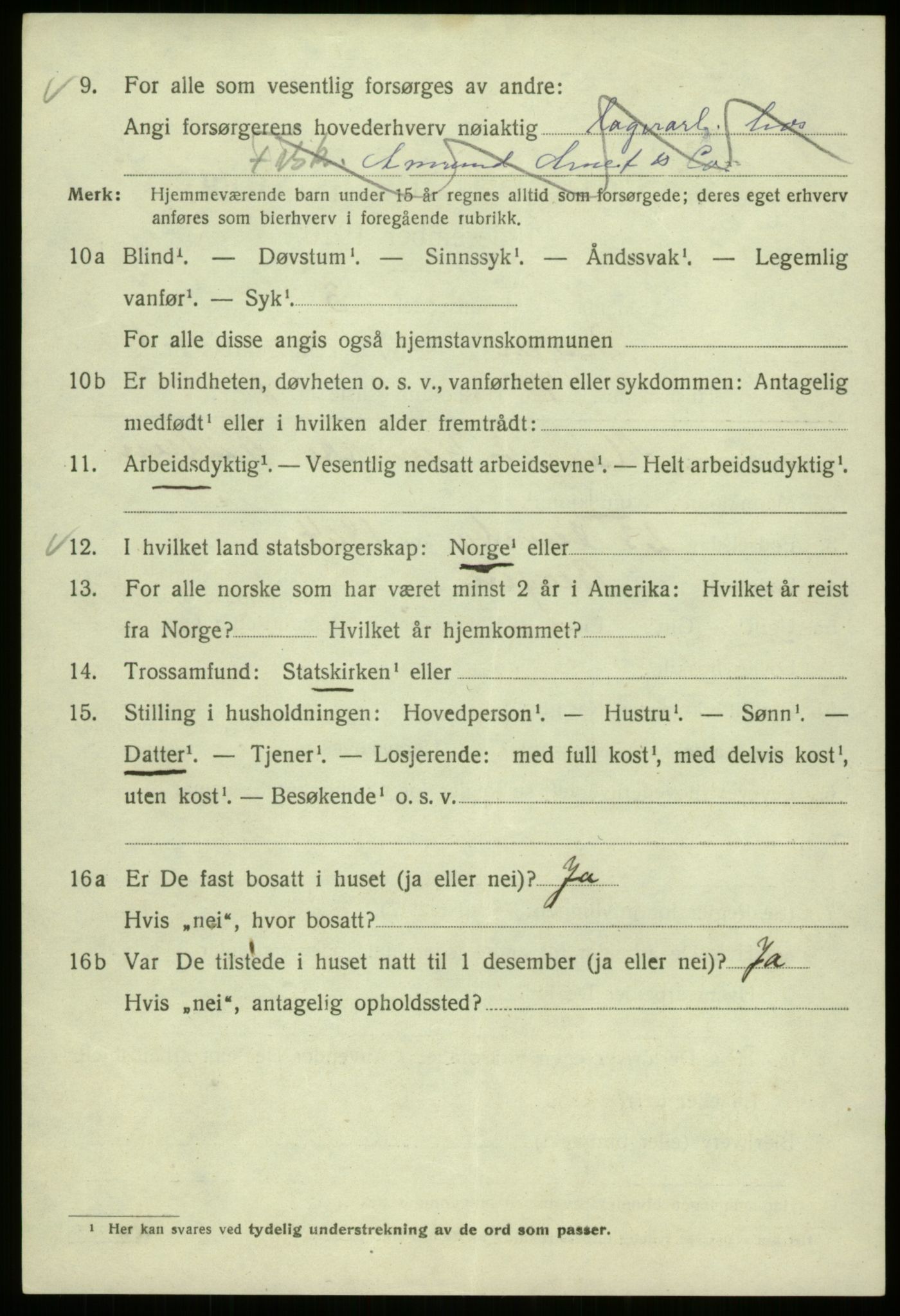 SAB, 1920 census for Bergen, 1920, p. 183721