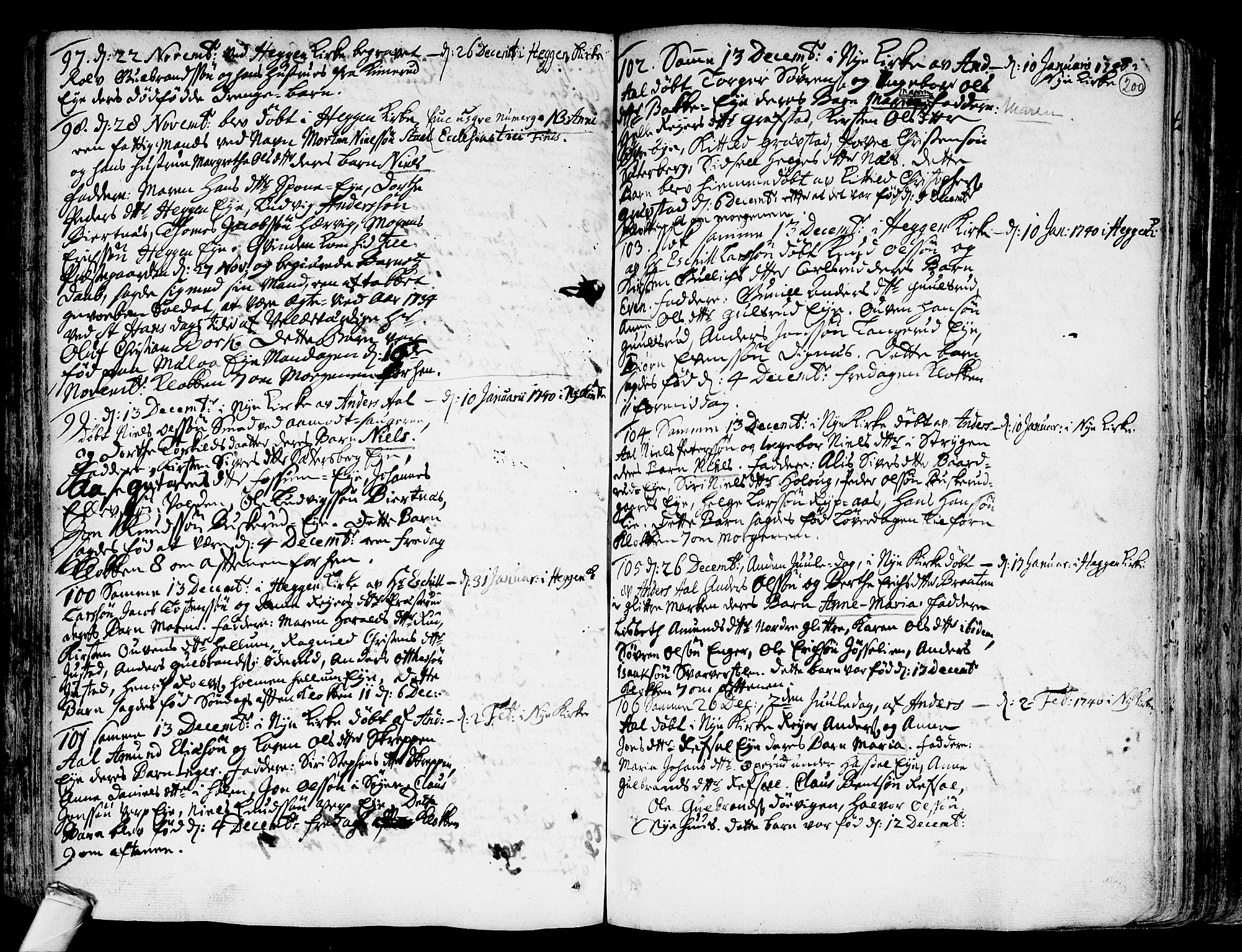 Modum kirkebøker, AV/SAKO-A-234/F/Fa/L0001: Parish register (official) no. 1, 1712-1740, p. 200