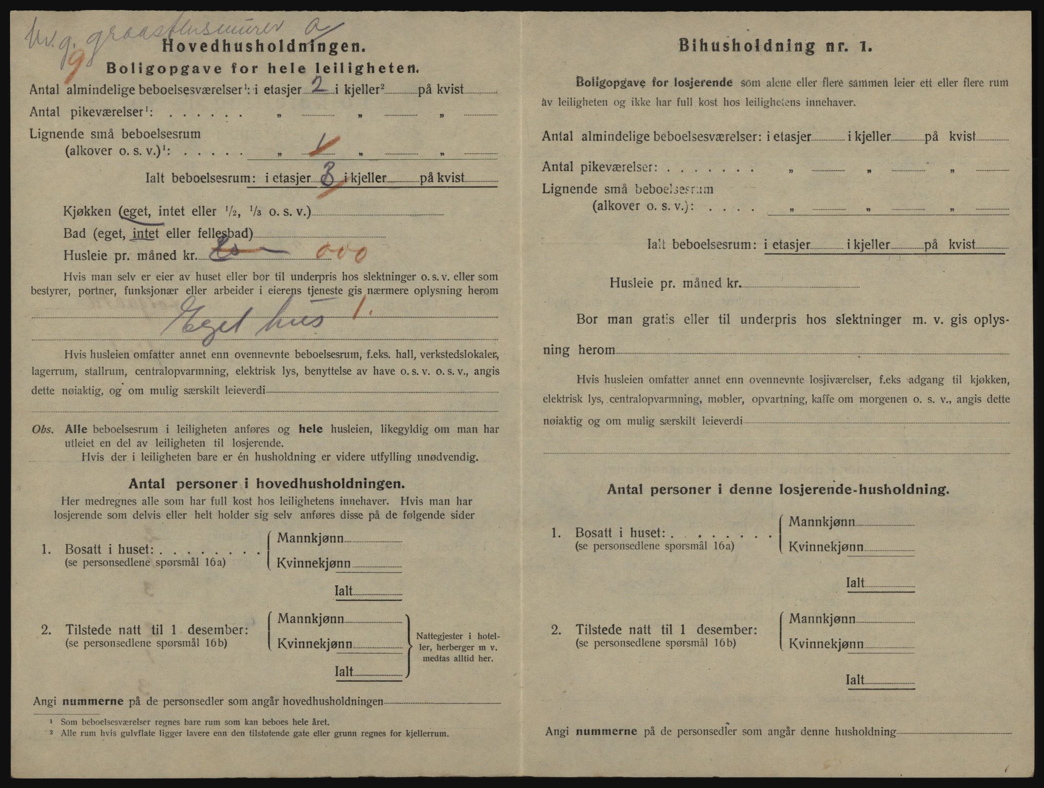 SATØ, 1920 census for Vardø, 1920, p. 1256