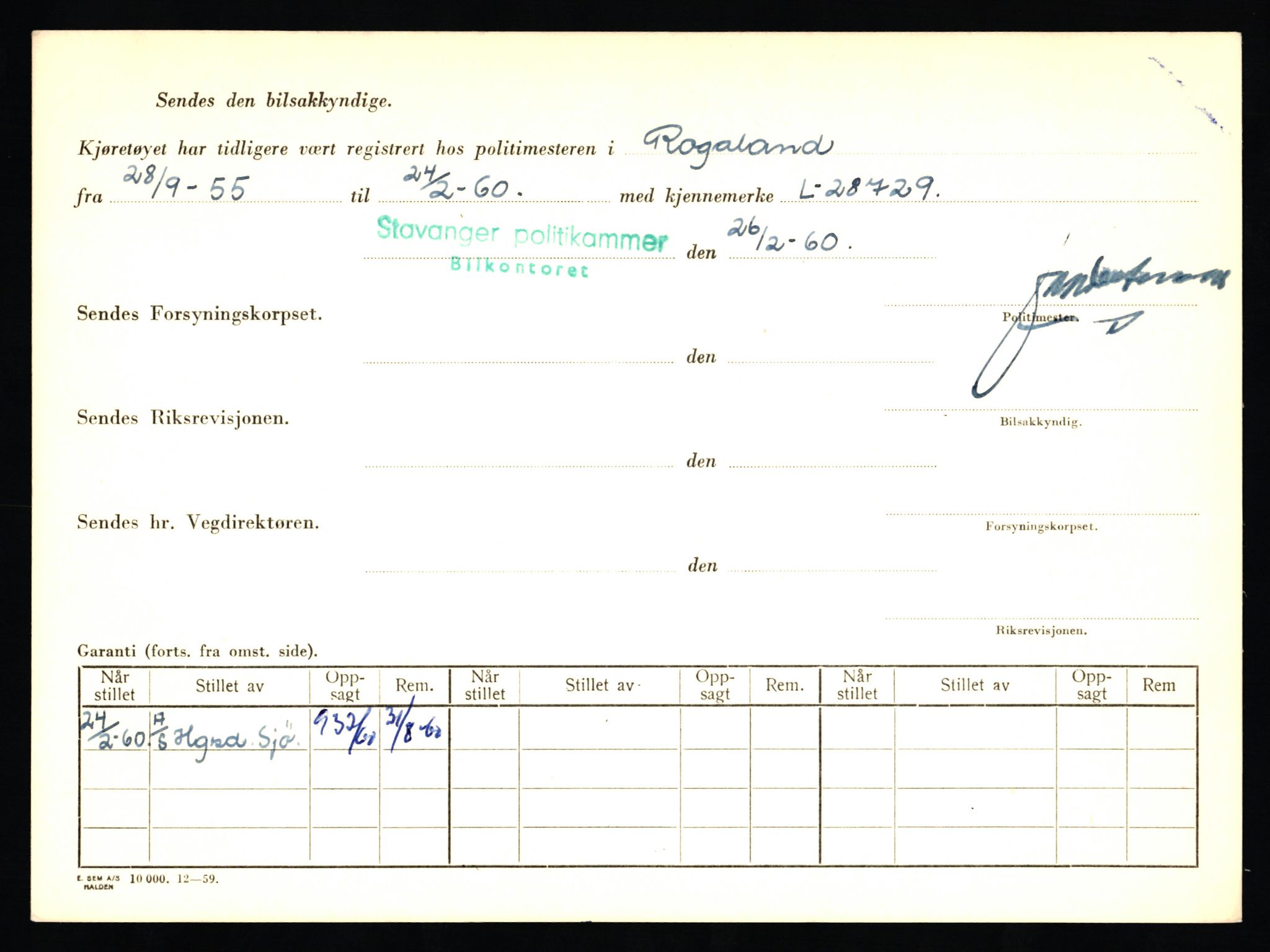 Stavanger trafikkstasjon, AV/SAST-A-101942/0/F/L0014: L-5080 - L-5499, 1930-1971, p. 566