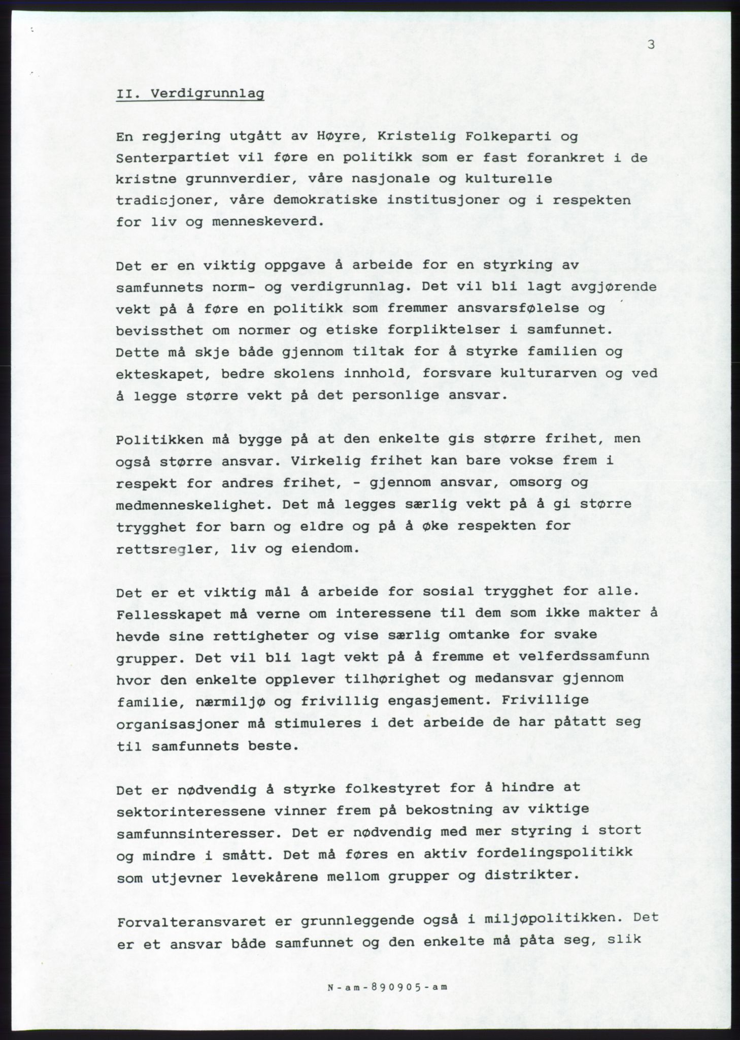Forhandlingsmøtene 1989 mellom Høyre, KrF og Senterpartiet om dannelse av regjering, RA/PA-0697/A/L0001: Forhandlingsprotokoll med vedlegg, 1989, p. 454