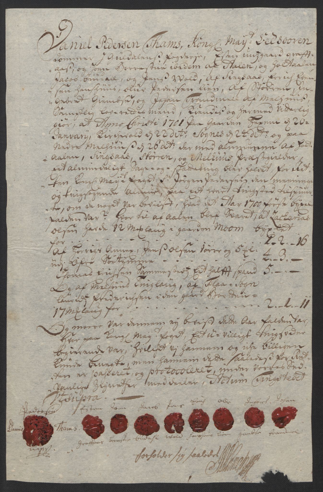 Rentekammeret inntil 1814, Reviderte regnskaper, Fogderegnskap, AV/RA-EA-4092/R60/L3950: Fogderegnskap Orkdal og Gauldal, 1700, p. 356