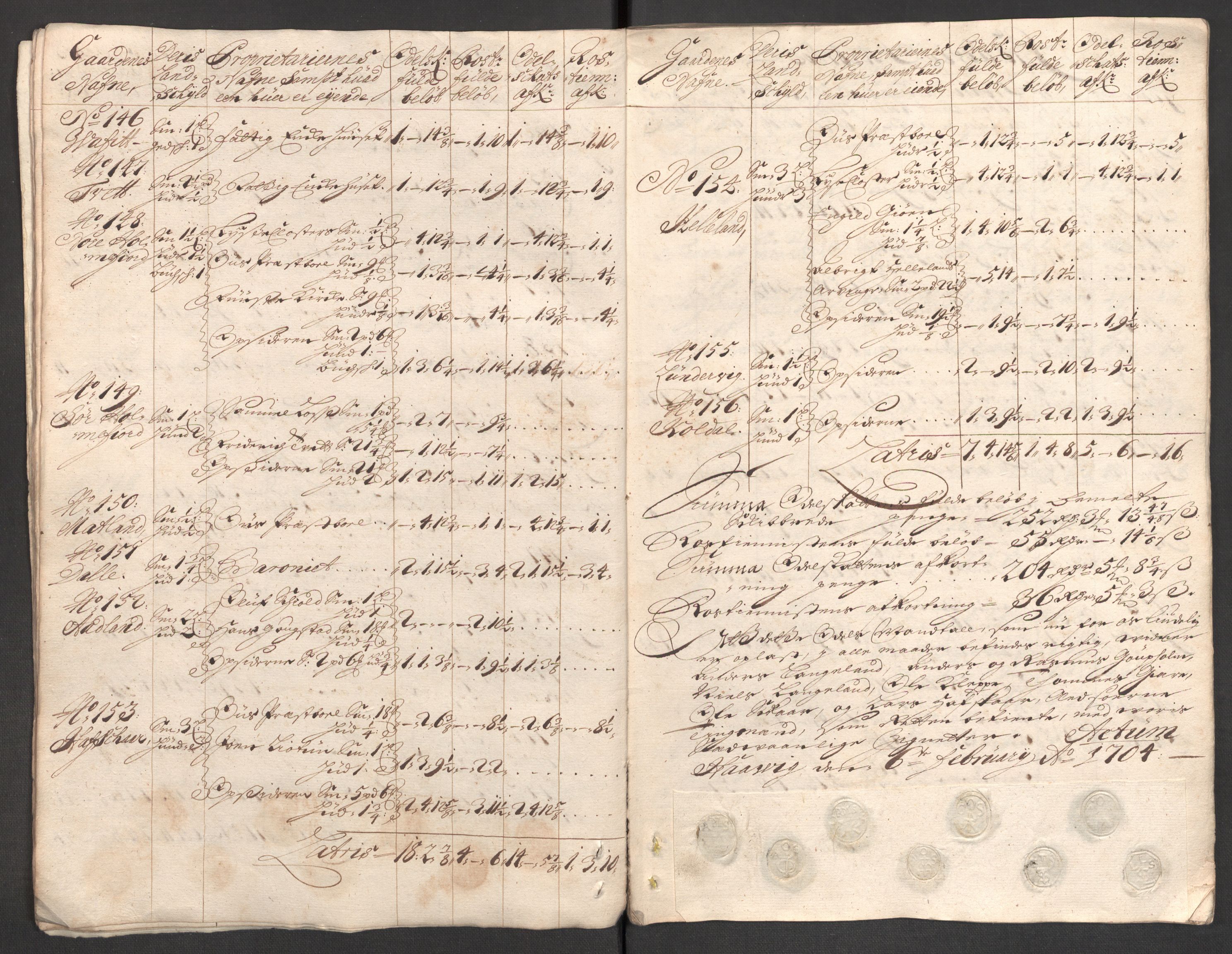 Rentekammeret inntil 1814, Reviderte regnskaper, Fogderegnskap, RA/EA-4092/R48/L2981: Fogderegnskap Sunnhordland og Hardanger, 1703, p. 65