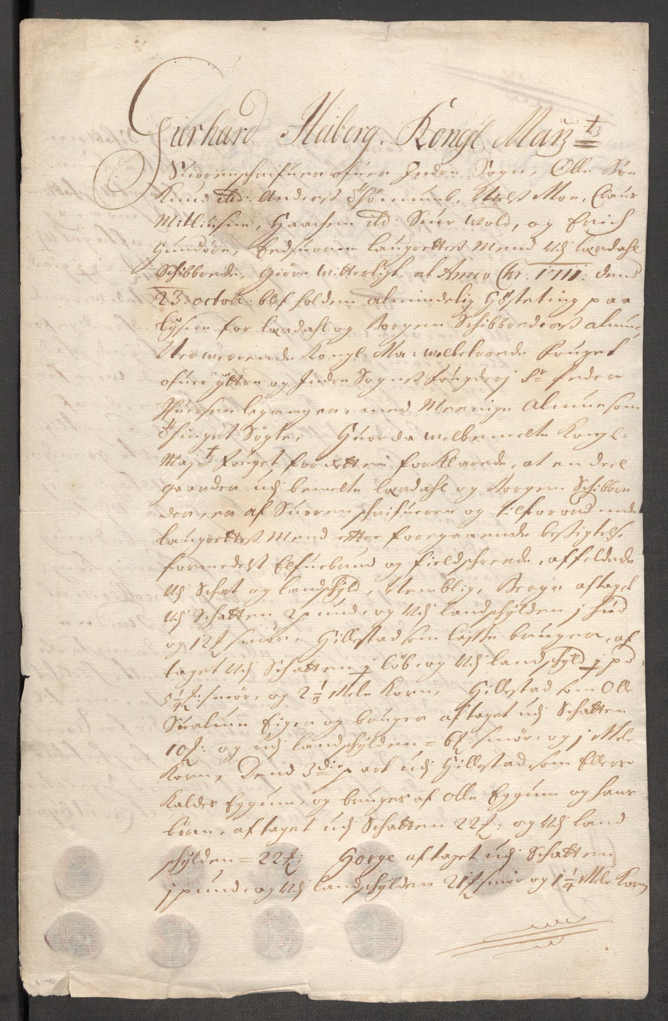 Rentekammeret inntil 1814, Reviderte regnskaper, Fogderegnskap, RA/EA-4092/R52/L3317: Fogderegnskap Sogn, 1711, p. 240