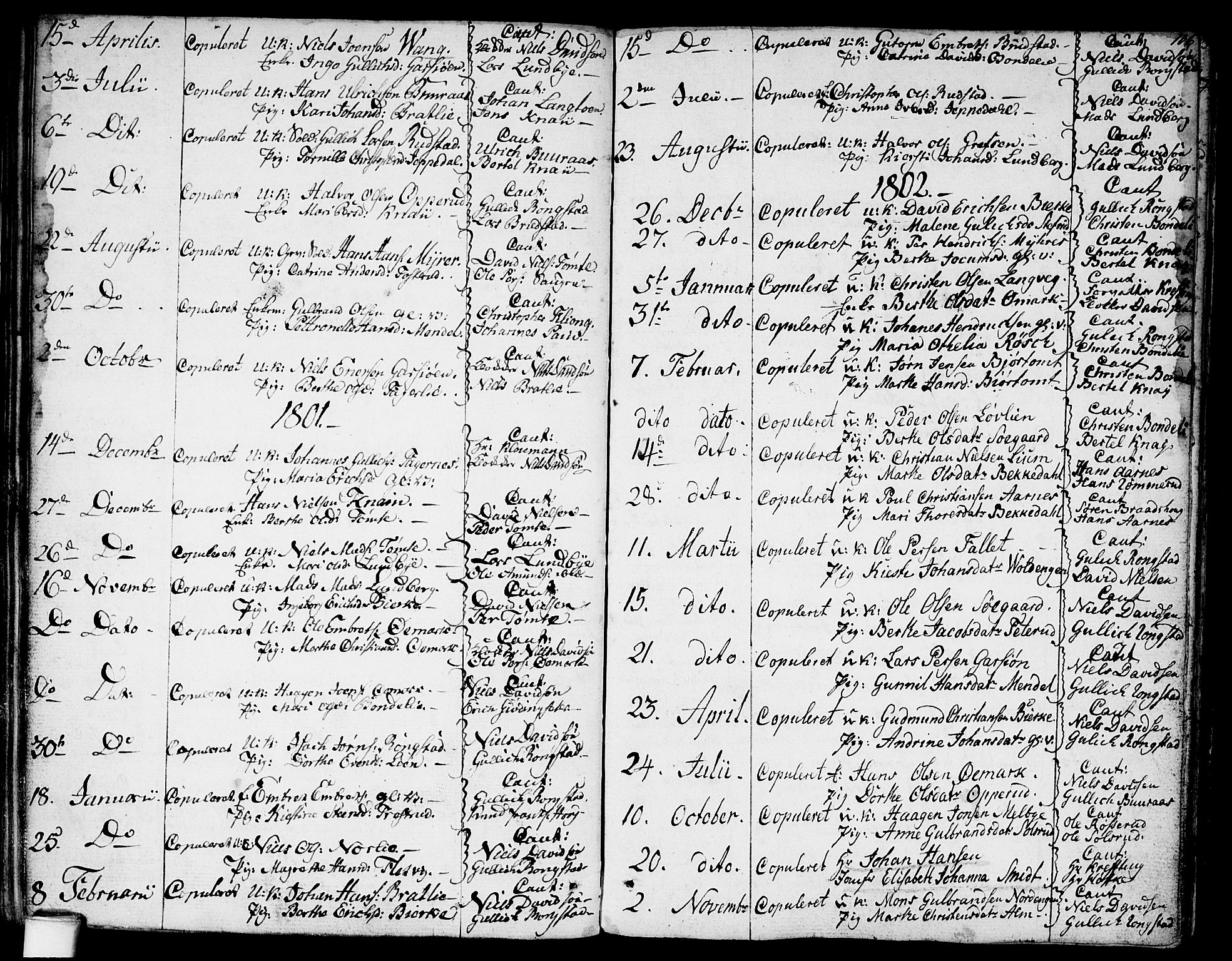 Hurdal prestekontor Kirkebøker, AV/SAO-A-10889/F/Fa/L0001: Parish register (official) no. I 1, 1777-1812, p. 106