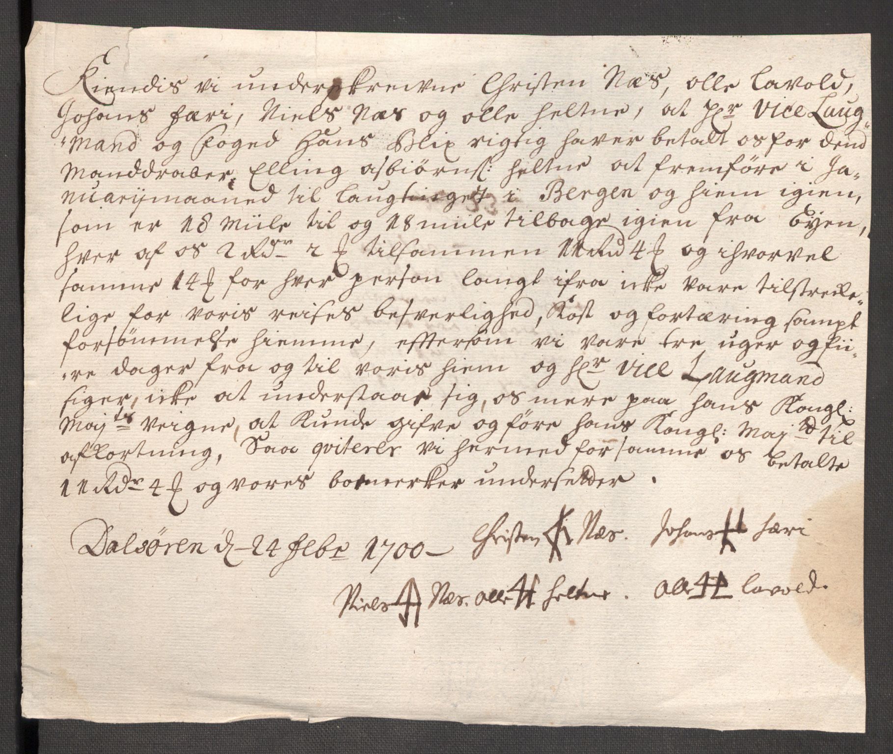 Rentekammeret inntil 1814, Reviderte regnskaper, Fogderegnskap, AV/RA-EA-4092/R52/L3311: Fogderegnskap Sogn, 1700-1701, p. 258