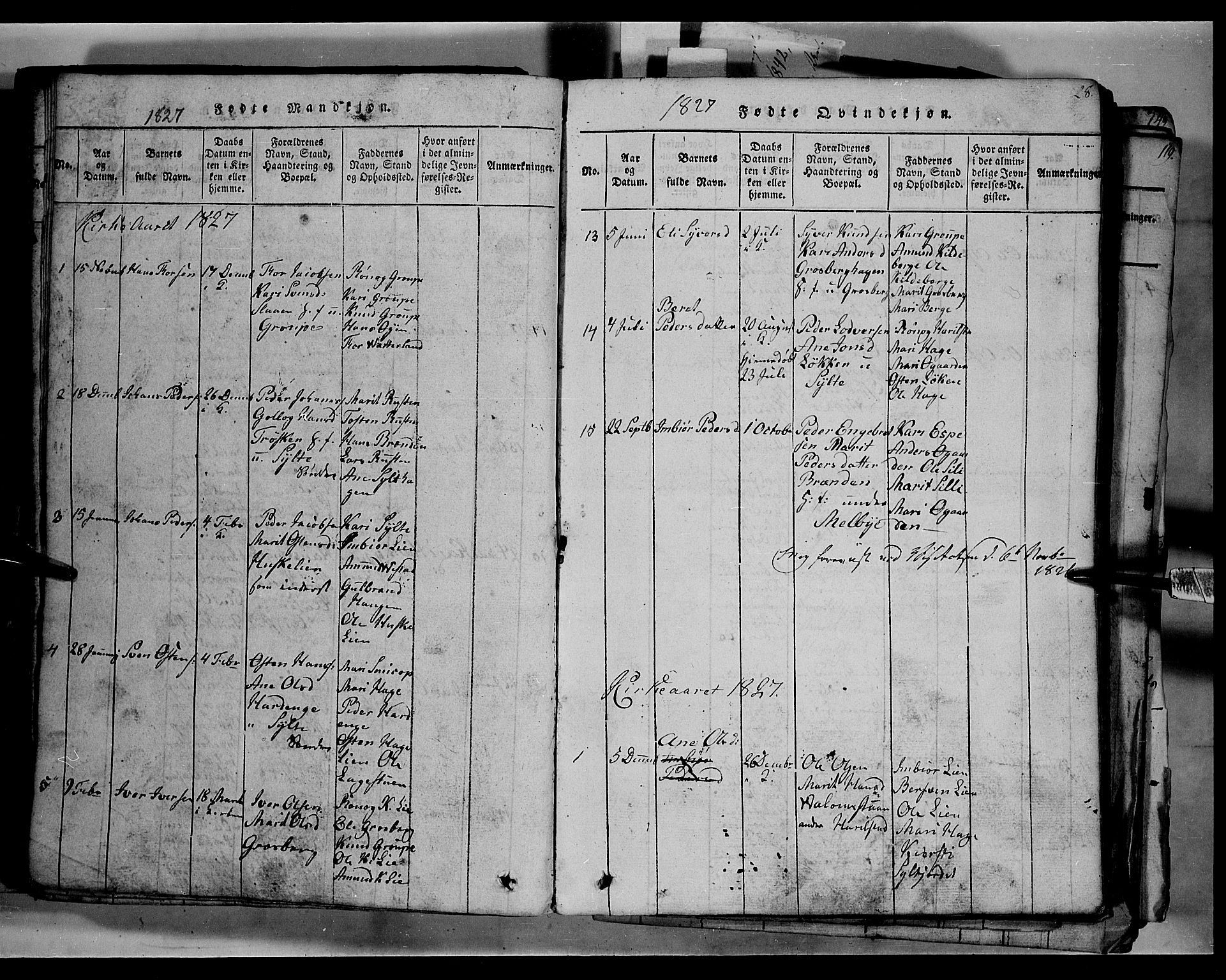 Fron prestekontor, AV/SAH-PREST-078/H/Ha/Hab/L0003: Parish register (copy) no. 3, 1816-1850, p. 28
