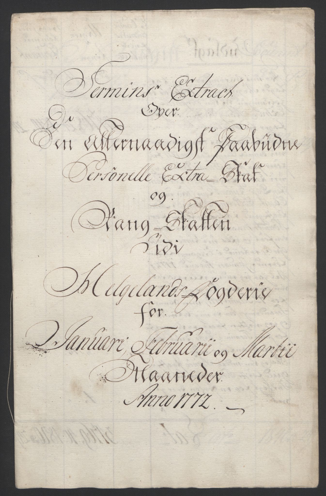 Rentekammeret inntil 1814, Reviderte regnskaper, Fogderegnskap, RA/EA-4092/R65/L4573: Ekstraskatten Helgeland, 1762-1772, p. 410