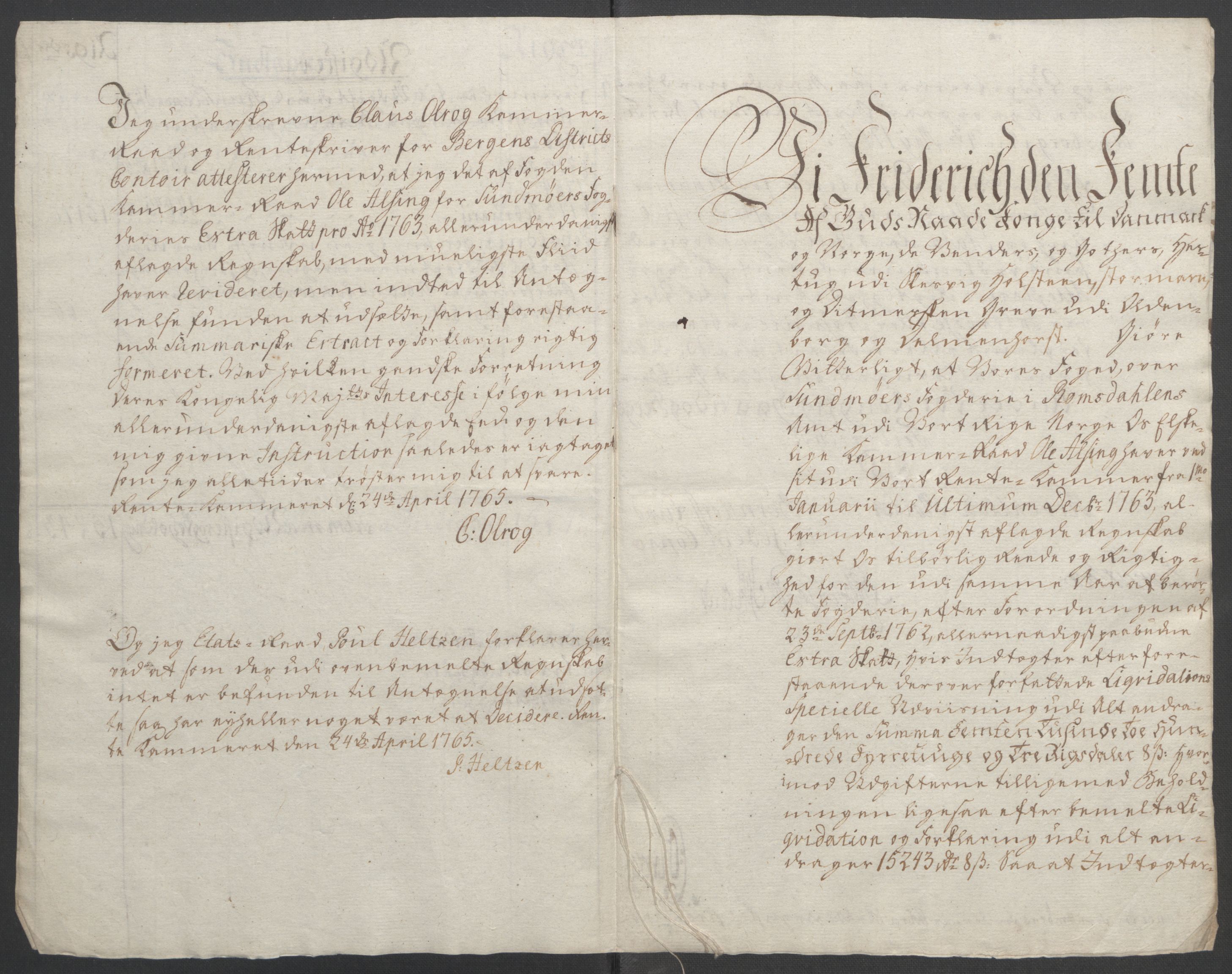 Rentekammeret inntil 1814, Reviderte regnskaper, Fogderegnskap, RA/EA-4092/R54/L3645: Ekstraskatten Sunnmøre, 1762-1772, p. 27